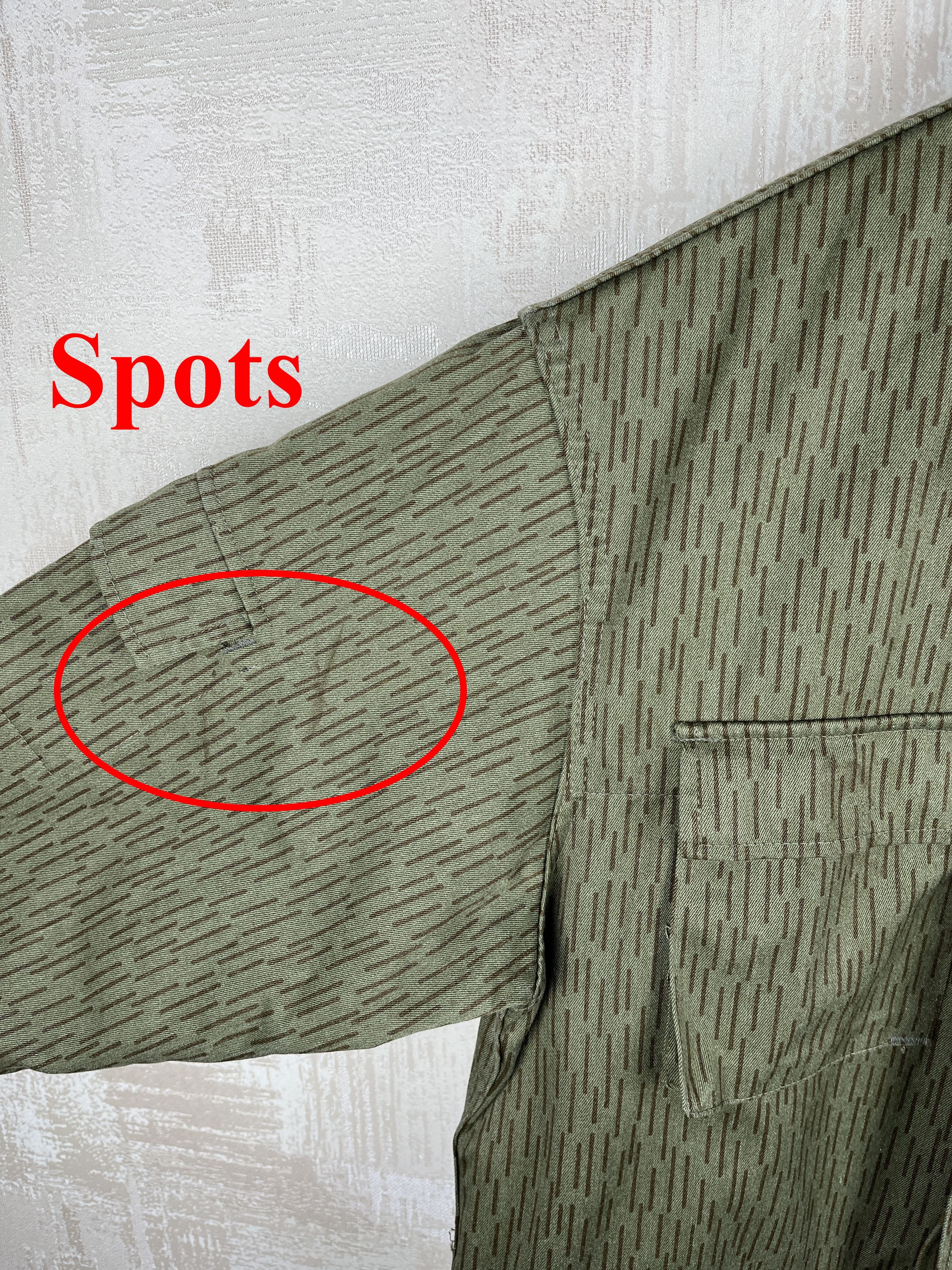 Vintage Vintage Military Army Field Jacket Dash Line Camouflage Size US S / EU 44-46 / 1 - 11 Thumbnail