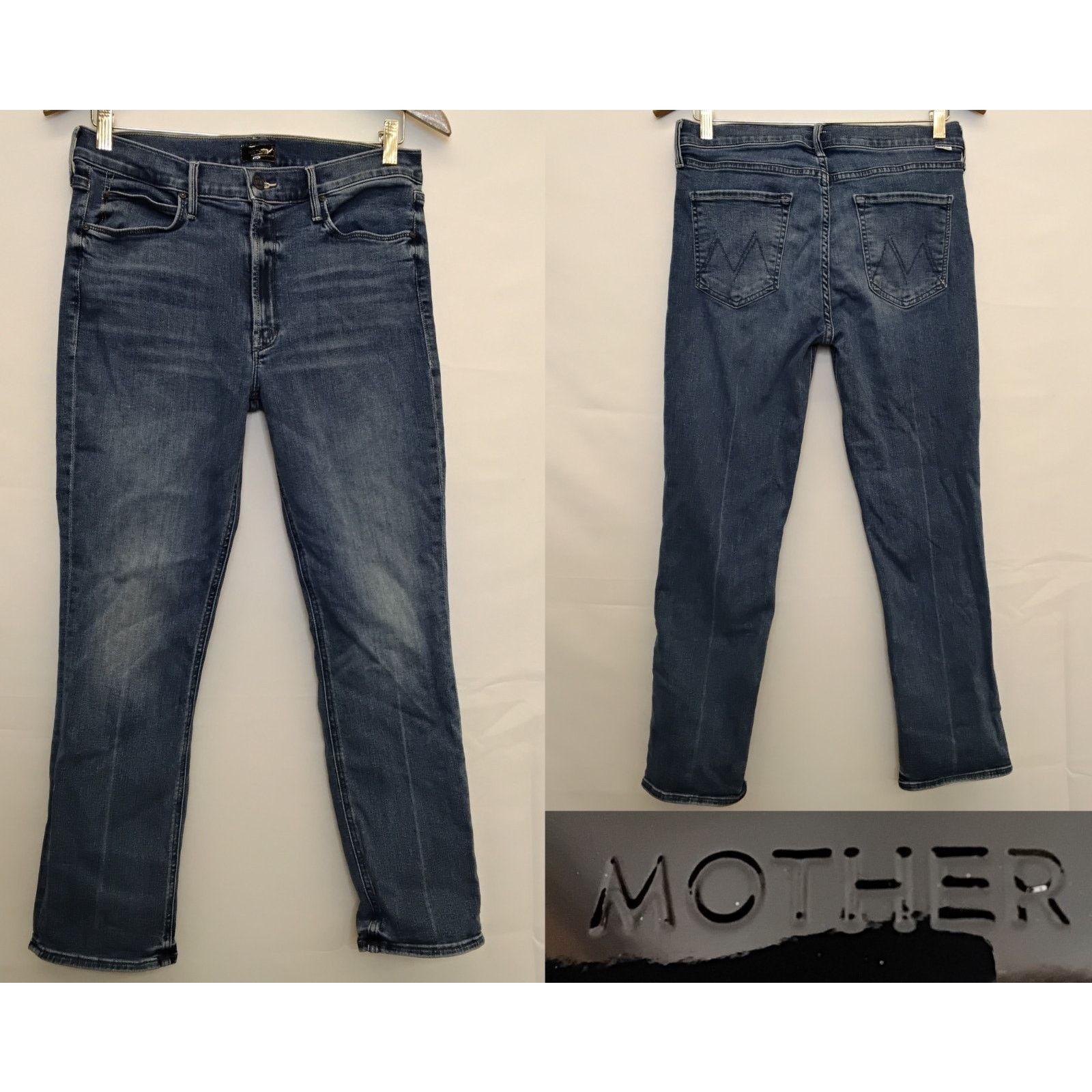 MOTHER Mother The Mid Rise Dazzler Jeans Women's 30 Medium Wash Size 30" / US 8 / IT 44 - 1 Thumbnail