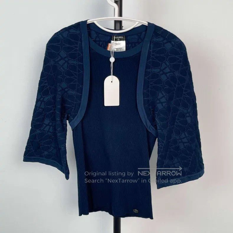 Chanel Chanel Blue short sleeve Size XS / US 0-2 / IT 36-38 - 1 Thumbnail