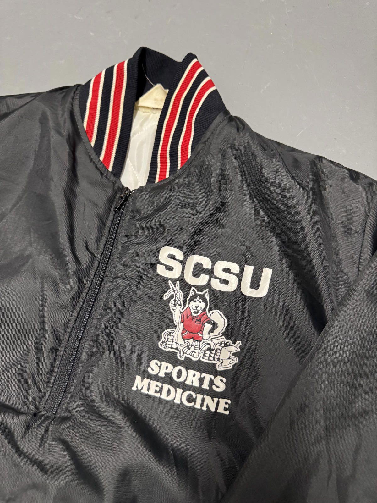Designer Vintage SCSU Sports Medicine Jacket - Black Size US M / EU 48-50 / 2 - 3 Thumbnail
