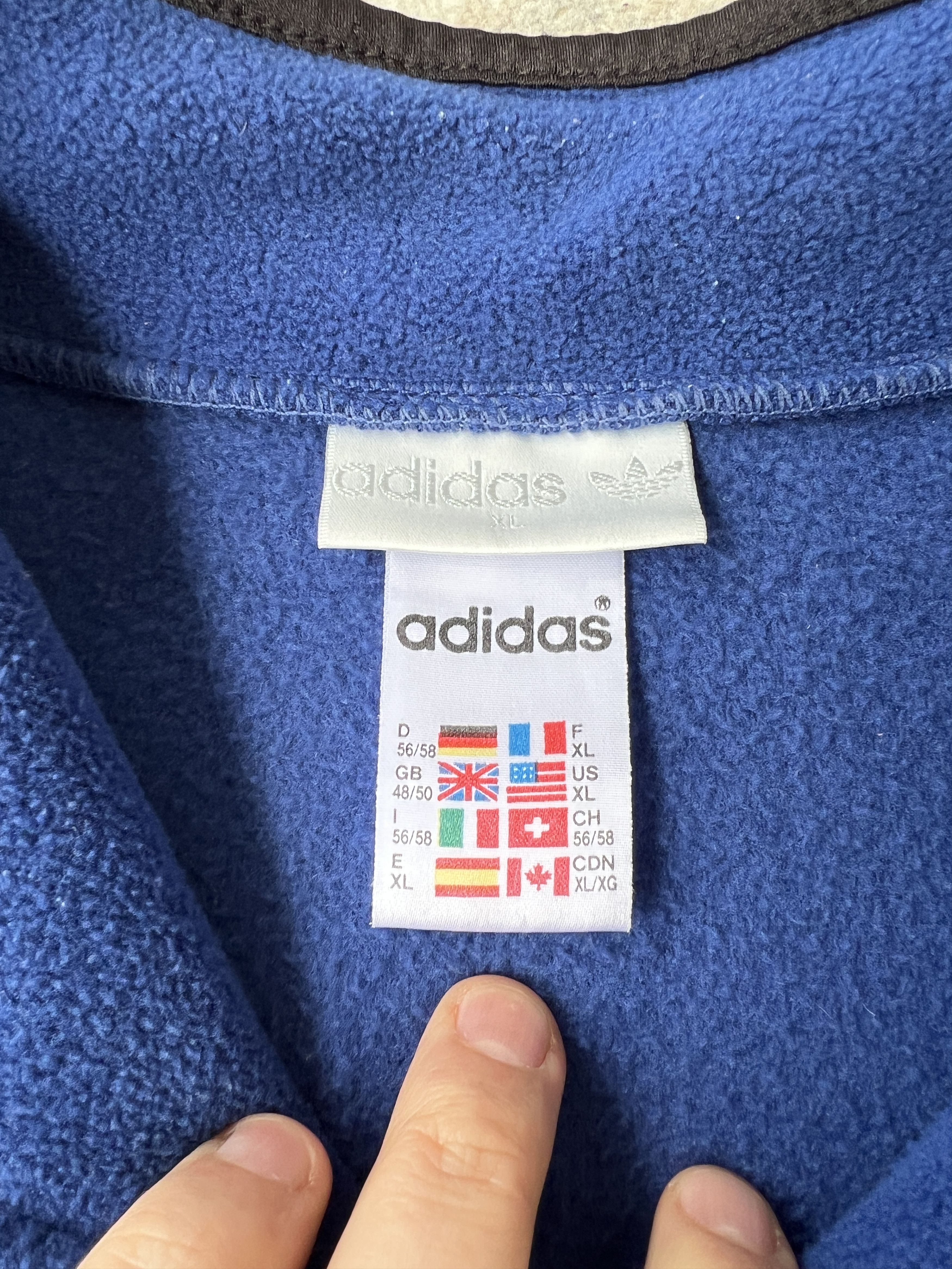 Adidas Vintage Adidas Fleece Size US XXL / EU 58 / 5 - 5 Thumbnail