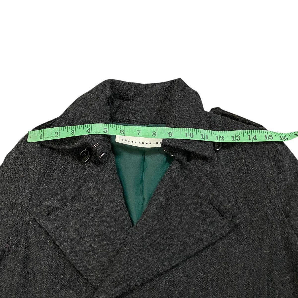 Issey Miyake × Sunao Kuwahara × Tsumori Chisato Vintage Sunao Kuwahara By Issey Miyake Double Breasted Wool Size M / US 6-8 / IT 42-44 - 15 Thumbnail