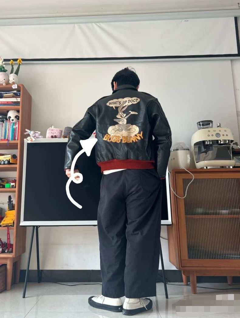 The Real McCoy's The Real McCoys Bugs Bunny A2 Flight Jacket Size US L / EU 52-54 / 3 - 4 Thumbnail