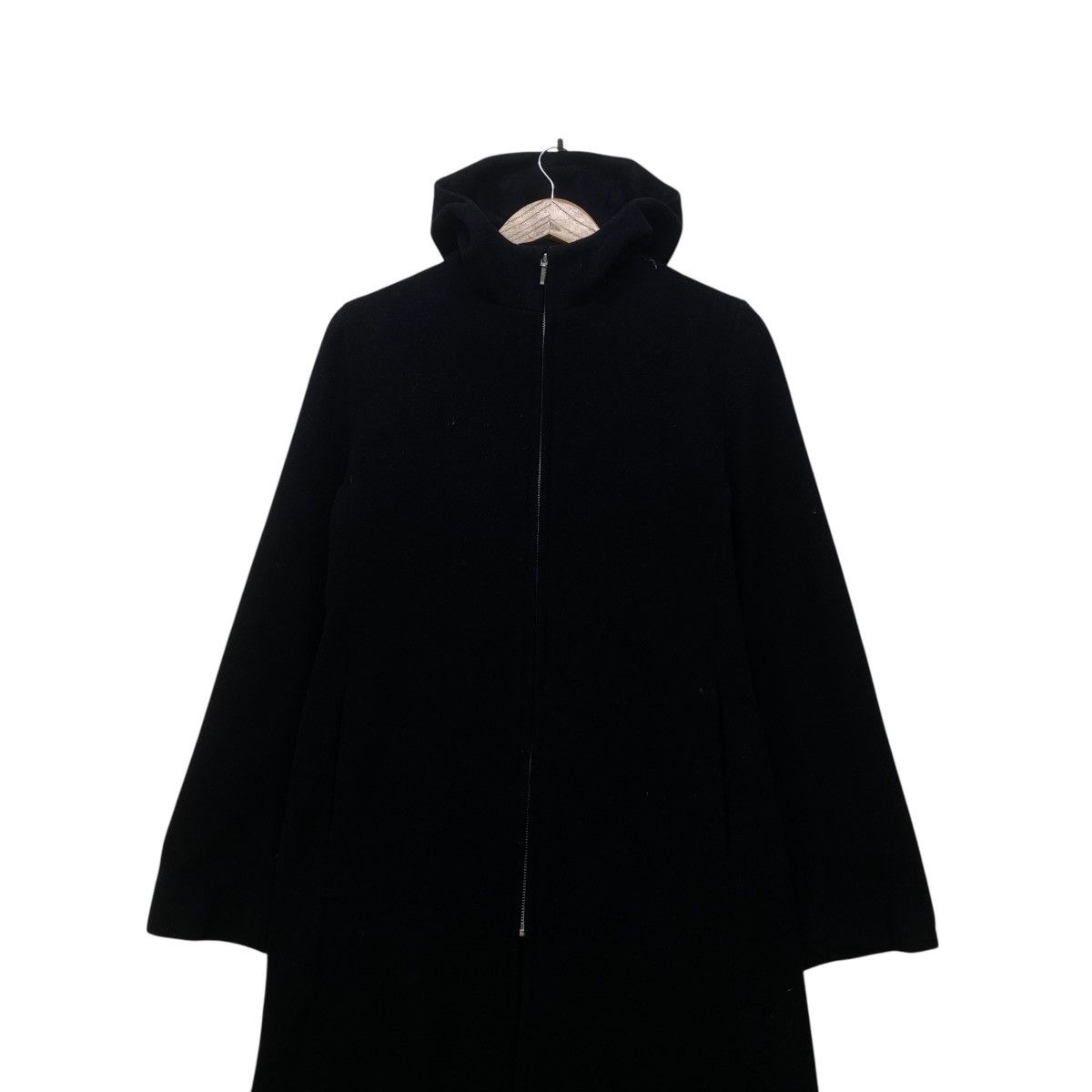 Comme des Garcons 🔥Vintage Comme Ca Ism Wool Long Coat Hooded Jacket Size M / US 6-8 / IT 42-44 - 3 Thumbnail