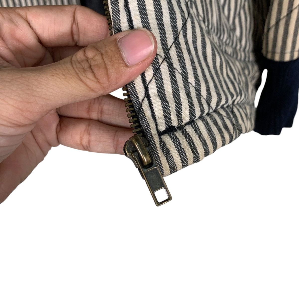 Hang Ten HANG TEN Hickory Stripe Quilted Bomber Jacket #1268-C57 Size US M / EU 48-50 / 2 - 14 Thumbnail