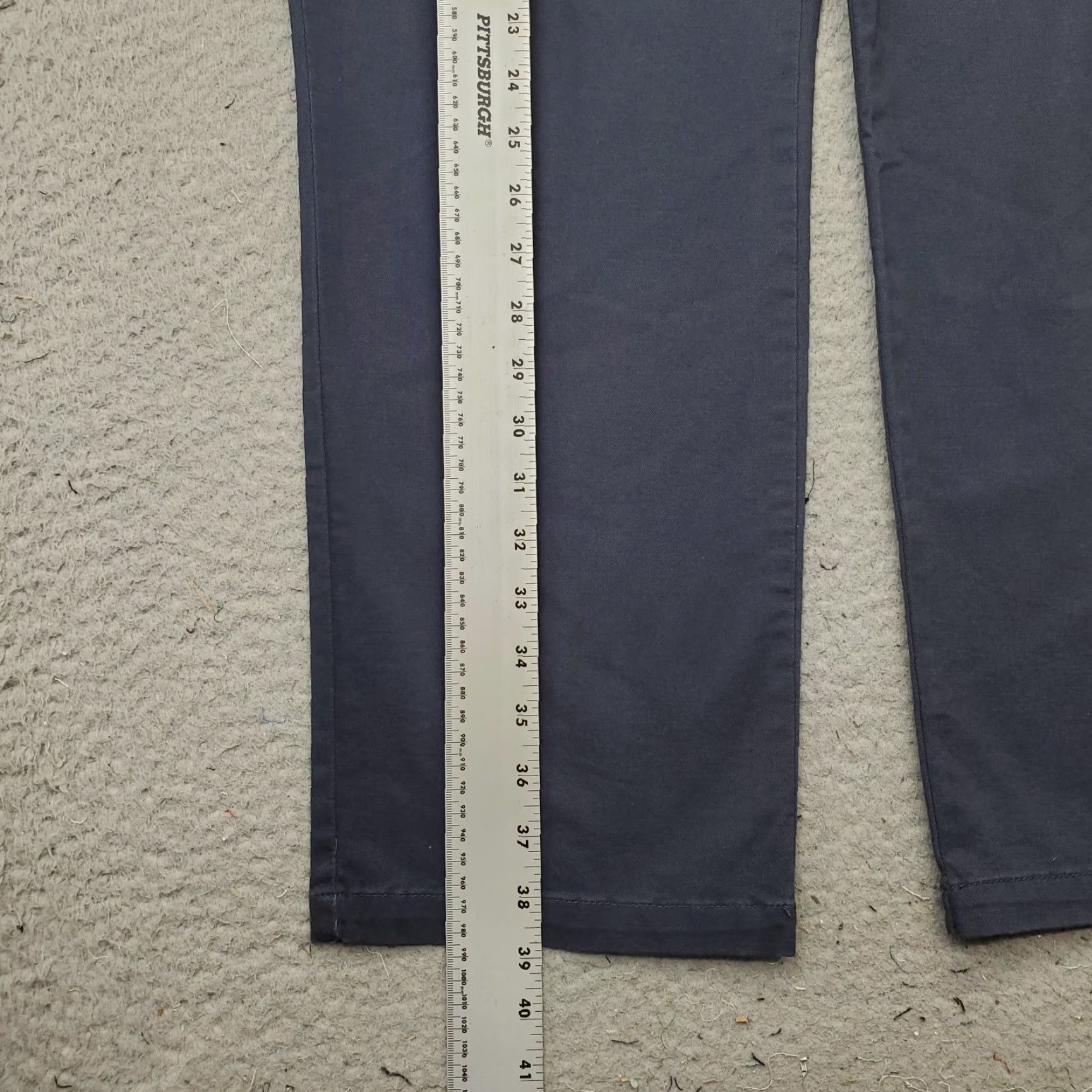 English Laundry English Laundry Pants Mens 36 Blue Flat Front Stretch Casual Straight Leg Shirt or Pants? Size US 36 / EU 52 - 3 Thumbnail