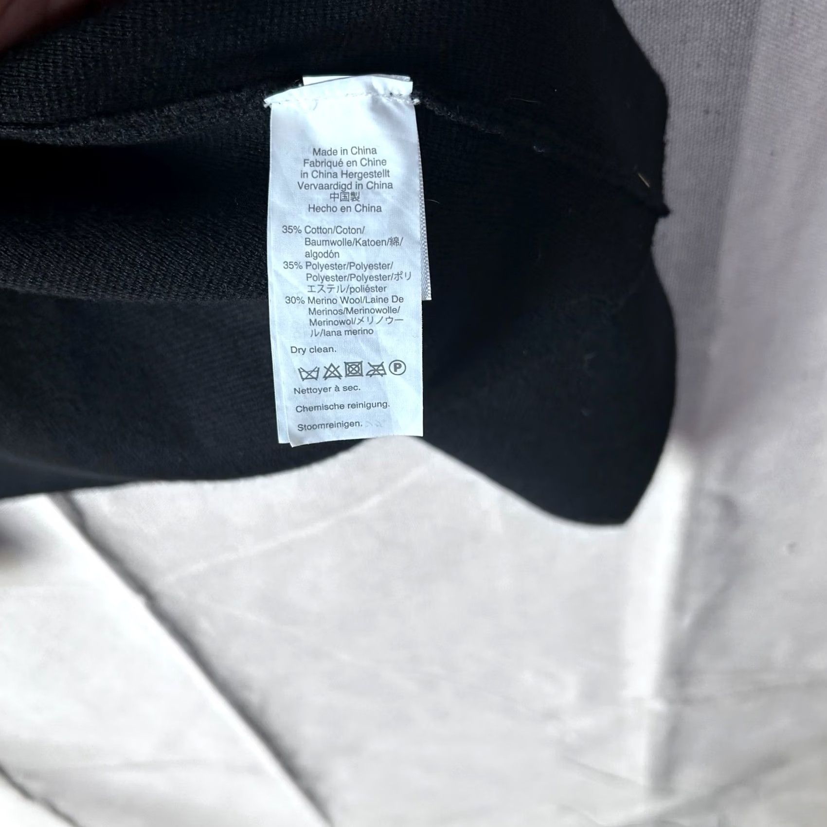 J.Crew J.Crew Cardigan Sweater Black Merino Wool Blend Open Front Pockets Small Women's Knit Shirt Style Vintage? No Size S / US 4 / IT 40 - 4 Thumbnail