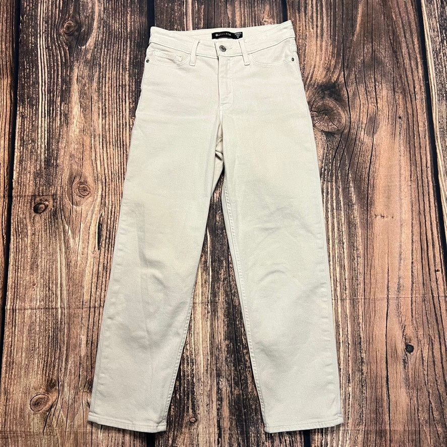 Athleta Athleta Women's Size 2 Beige Straight Leg Ankle Jeans Casual Size 26" / US 2 / IT 38 - 2 Thumbnail