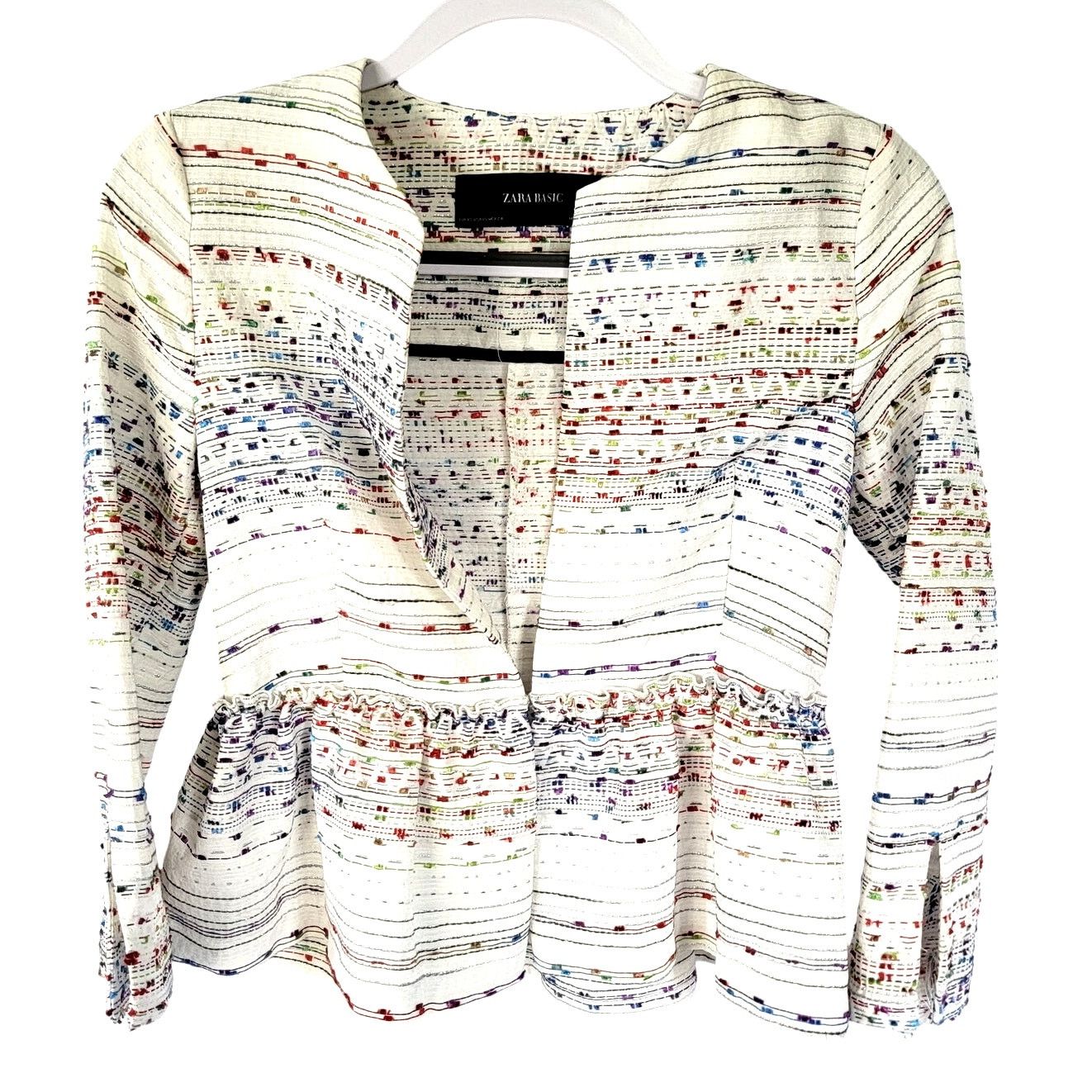 Peplum blazer zara best sale