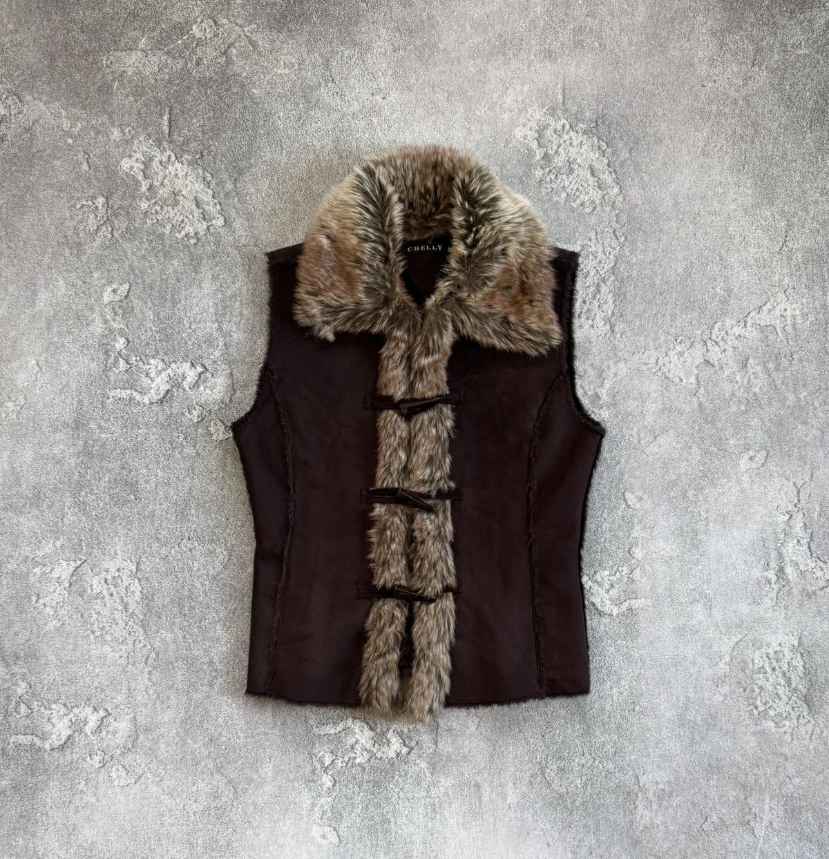 Hysteric Glamour Retro Vest Faux Fur sleeveless jacket if six was nine Y2K Size M / US 6-8 / IT 42-44 - 1 Thumbnail