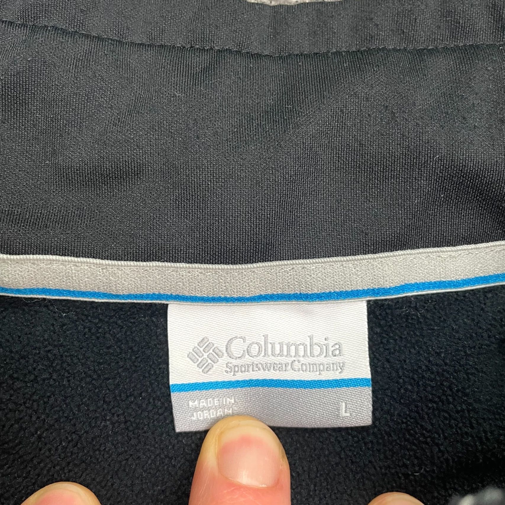 Vintage Columbia Western Trek Jacket Mens Large Black 1/4 Zip Pockets Outdoor Hiking Weather Activewear Fall Winter Seasonal Jacket Size US L / EU 52-54 / 3 - 5 Thumbnail