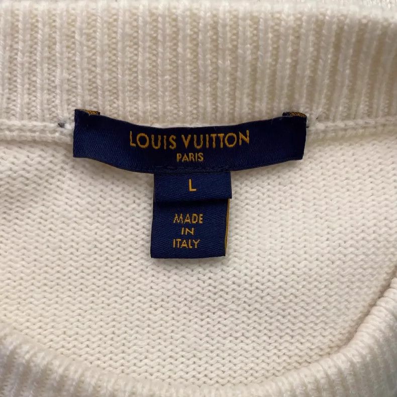 Louis Vuitton Louis Vuitton Applique pullover solid knit sweater Size US L / EU 52-54 / 3 - 5 Thumbnail
