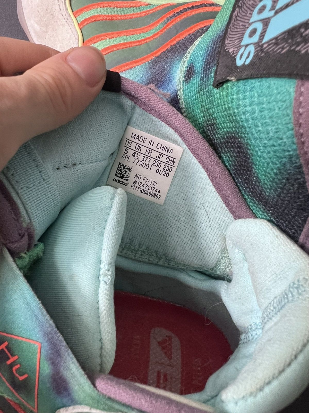 Adidas × Human Made Pharrell x Crazy BYW 0 to 60 “Reflexology” Size US 5 / EU 37 - 5 Thumbnail