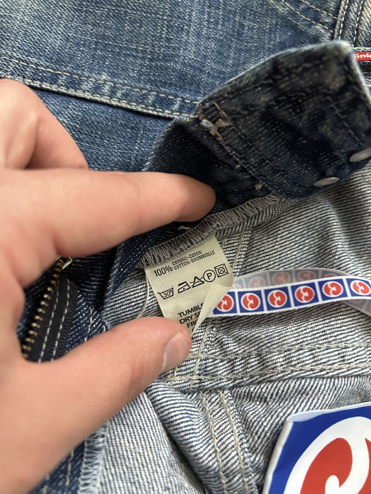 Japanese Brand Clink Jeans London Distressed baggy y2k jeans Size US 27 - 8 Thumbnail