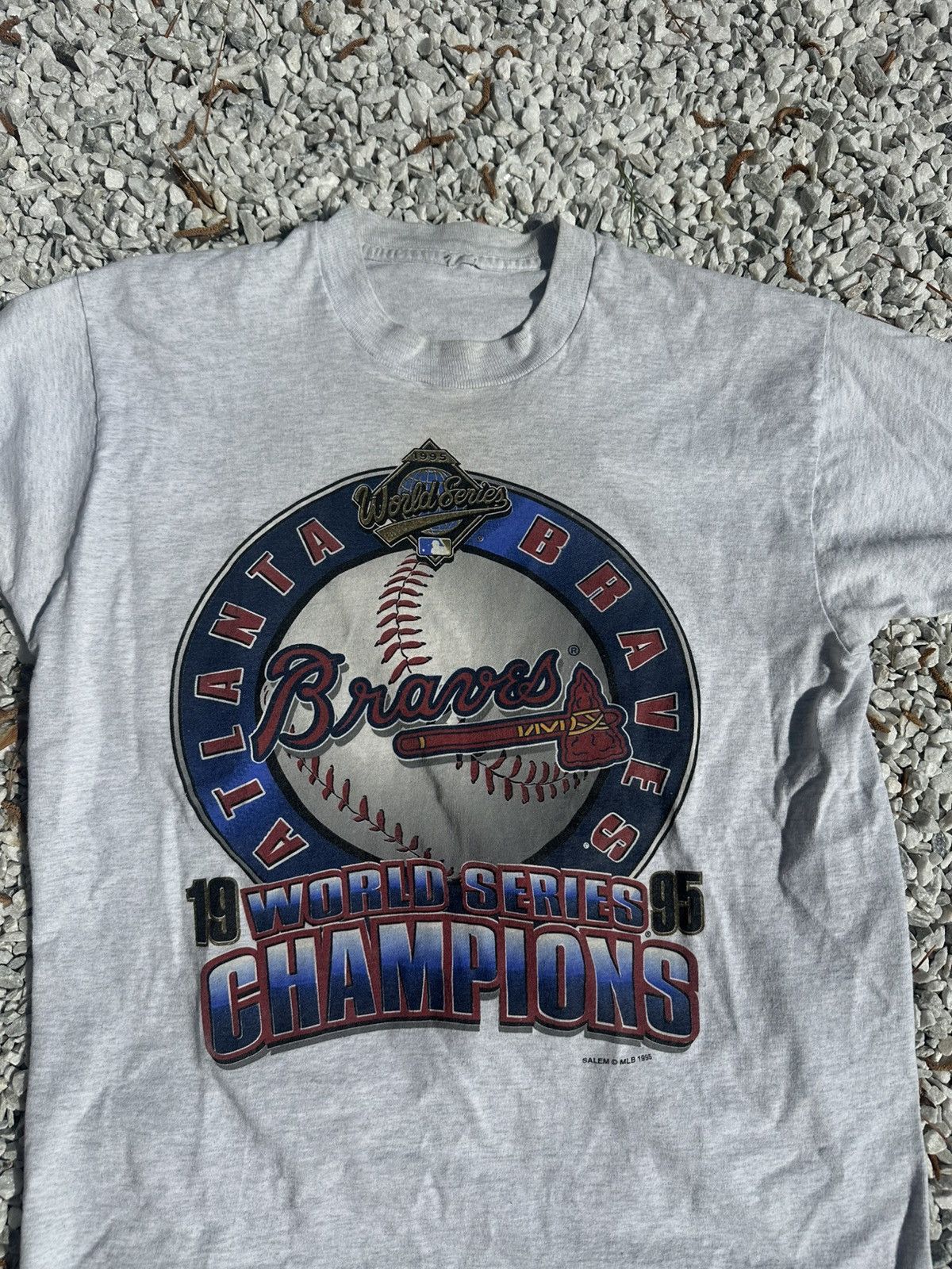Vintage Vintage Braves 1995 World Series Championship Tee Size US L / EU 52-54 / 3 - 1 Thumbnail