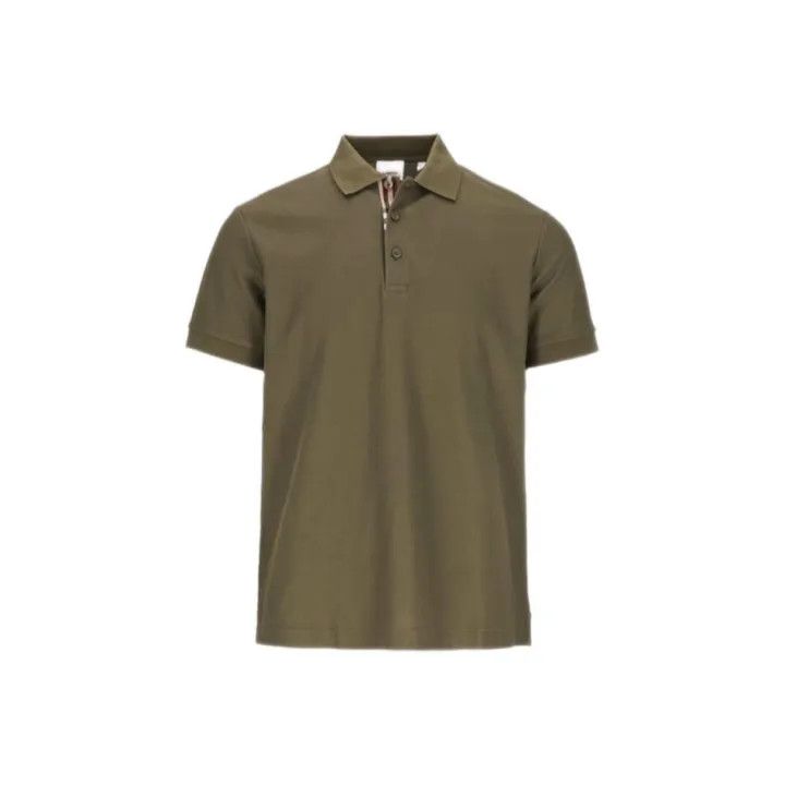 Burberry Burberry Military Green Short-Sleeve Polo Shirt Size US L / EU 52-54 / 3 - 1 Thumbnail