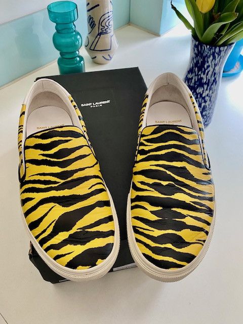 Yves Saint Laurent Saint Laurent Paris leather slip-on sneakers Size US 9 / EU 42 - 1 Thumbnail