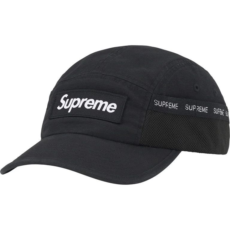 Supreme Supreme Mesh Pocket Camp Cap 'Black' Size ONE SIZE - 1 Thumbnail