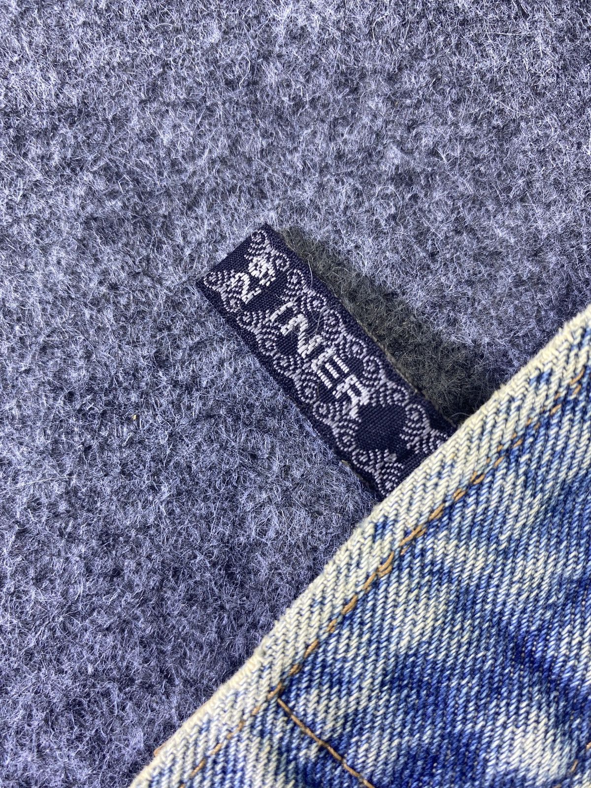 Japanese Brand × Jean G Jon Distressed Blue Wash Flare Denim - J945 Size 30" / US 8 / IT 44 - 9 Thumbnail
