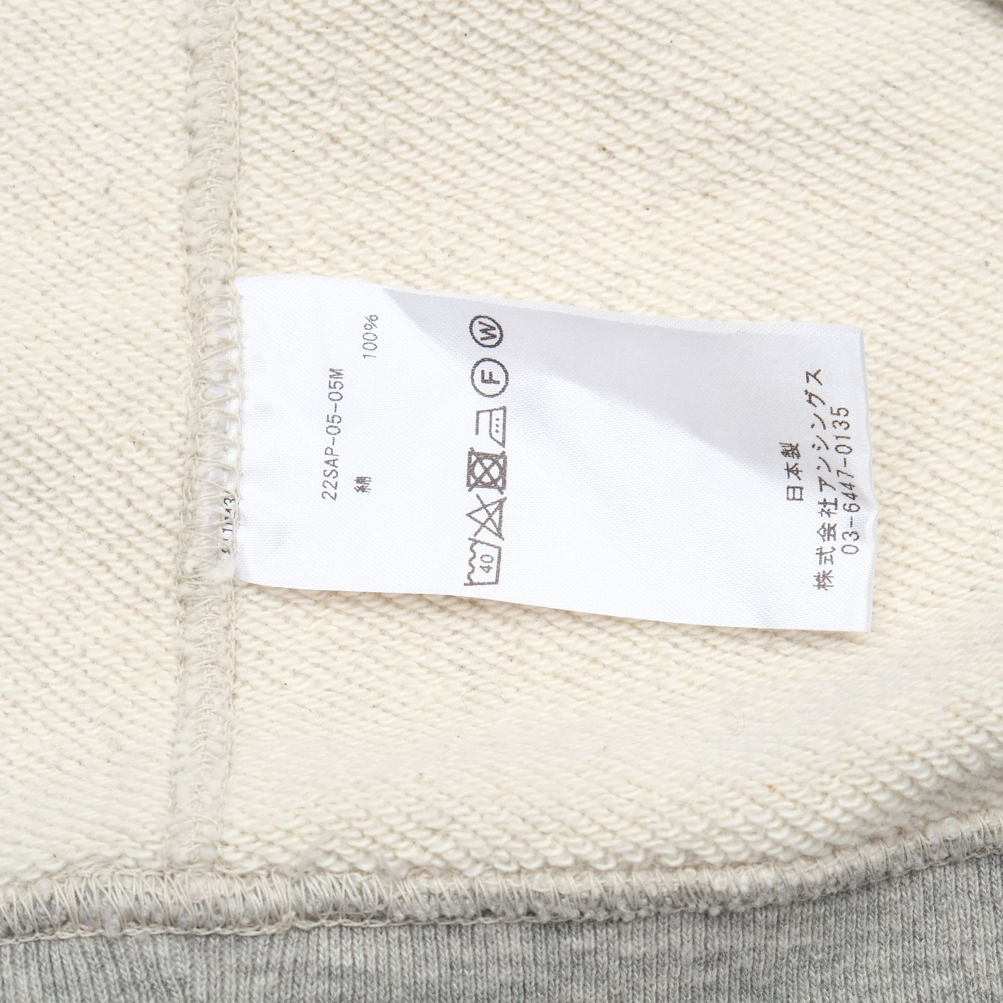 A.PRESSE 【A.PRESSE / VINTAGE SWEATSHIRT (OATMEAL) / SIZE 2】 Size US M / EU 48-50 / 2 - 3 Thumbnail