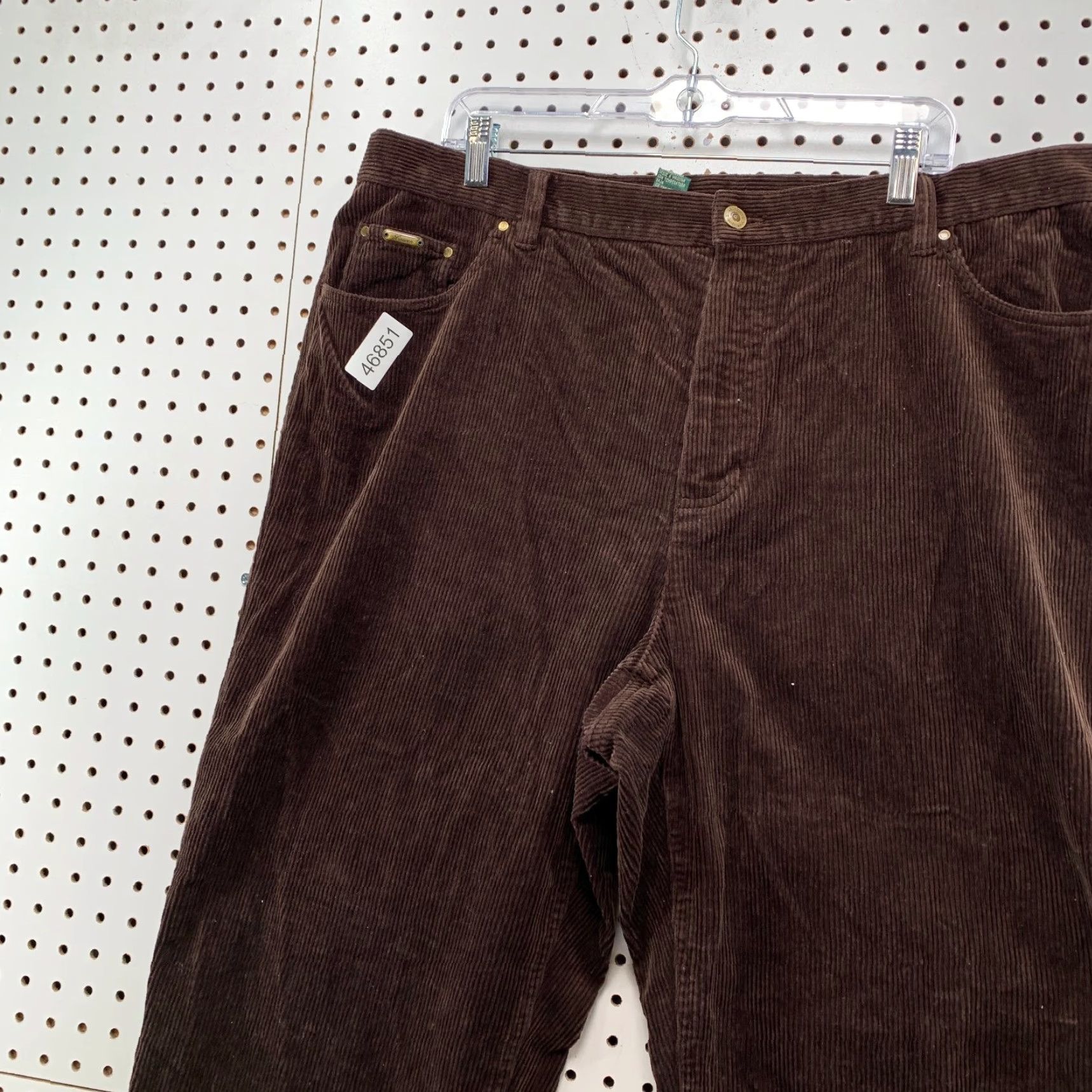 Ralph Lauren VINTAGE Lauren Ralph Lauren Corduroy Pants Womens 18W Brown Work 38x30.5 Size 40" / US 18 - 6 Thumbnail