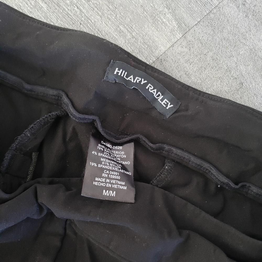 Designer Black Business Hilary Radley Dress Pant Size 32" / US 10 / IT 46 - 3 Thumbnail