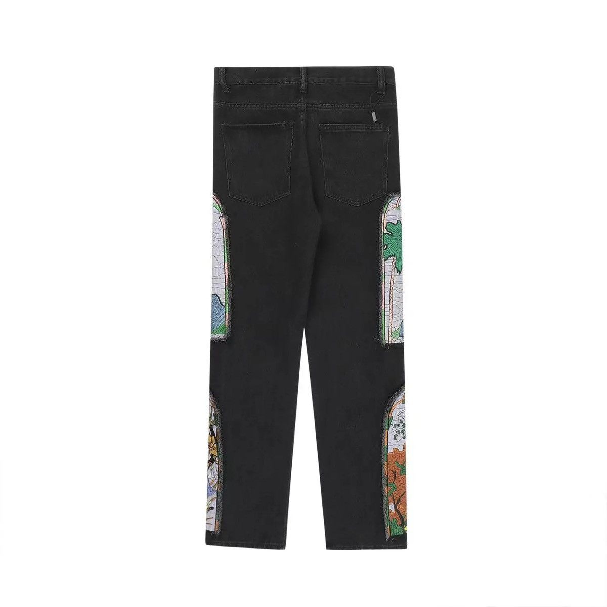 Japanese Brand Y2K Harajuku Patch Grunge Hip Hop Jeans Trousers Size US 36 / EU 52 - 4 Thumbnail