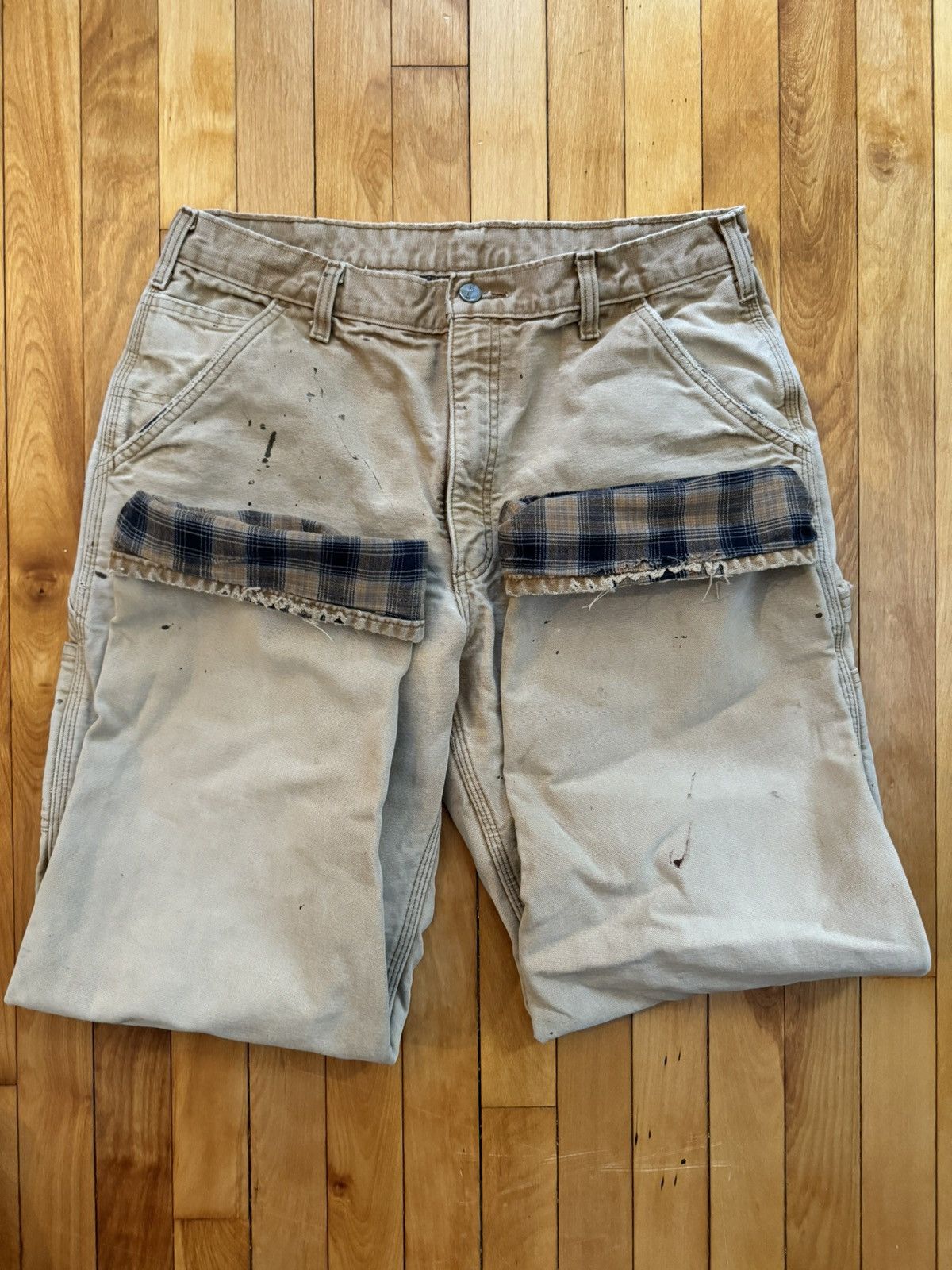 Carhartt × Vintage Carhart Flannel lined vintage Size US 32 / EU 48 - 2 Thumbnail