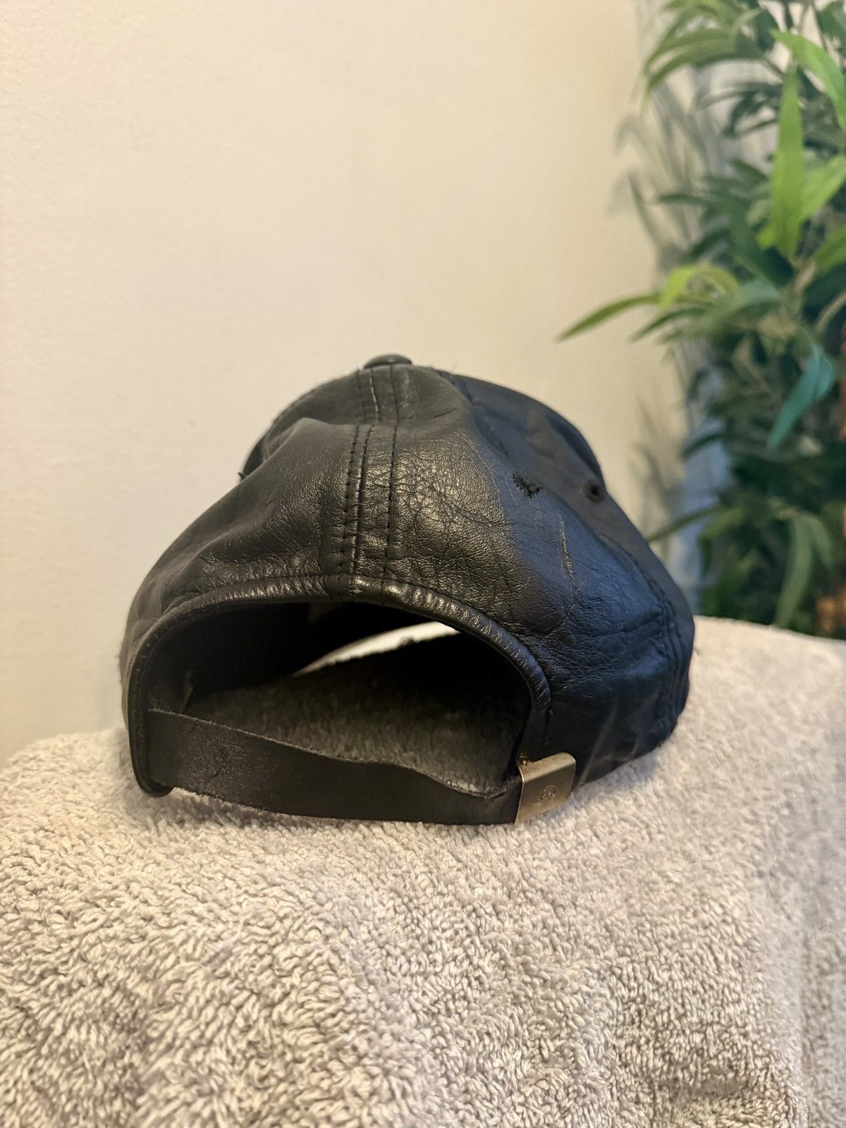 NFL Seattle Seahawks - Vintage Black Leather Snap Back Cap Size ONE SIZE - 7 Thumbnail