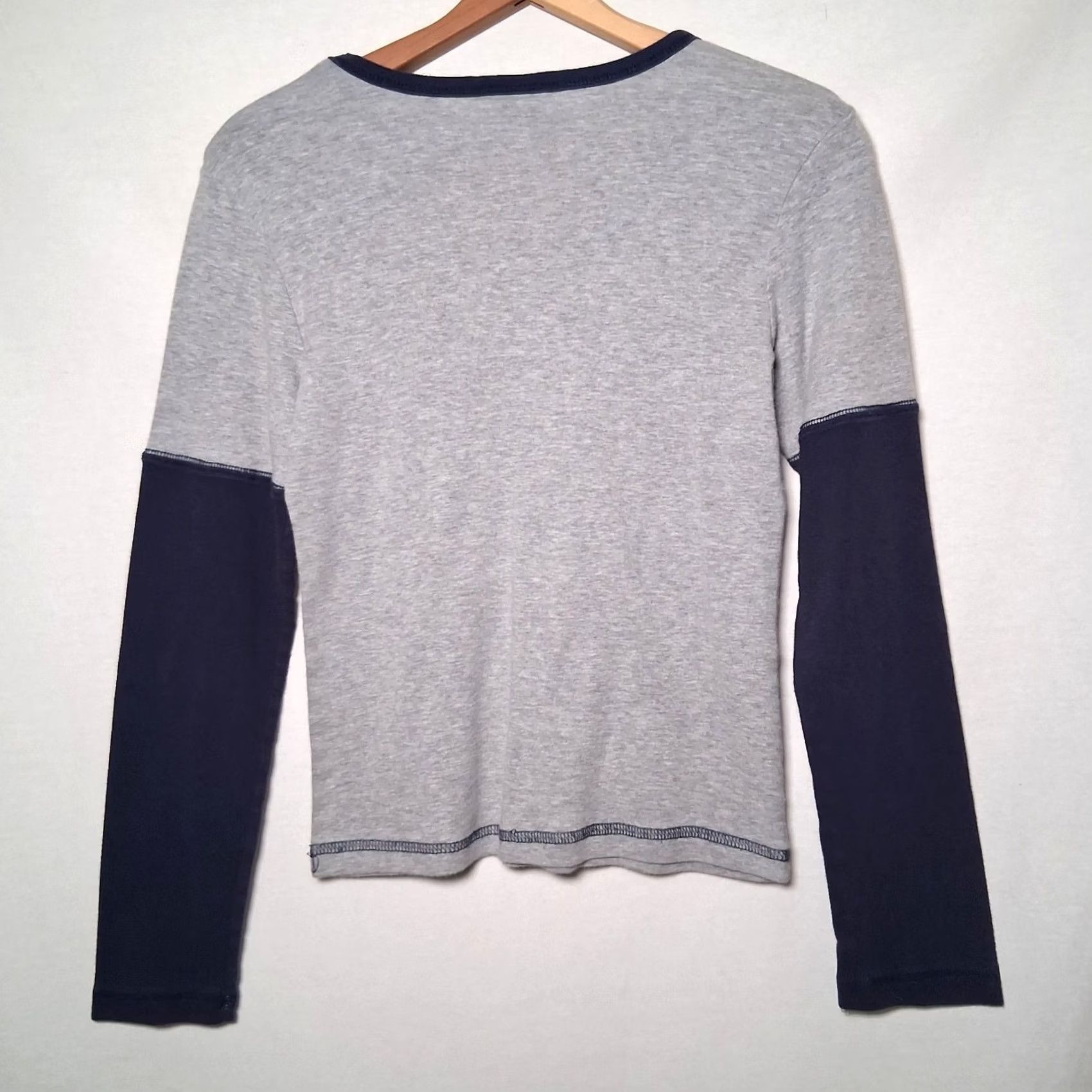 Speedo Vintage Full Speed Shirt Juniors Small Gray Y2K Long Sleeve Sporty Athletic Stars #58 Women Size S / US 4 / IT 40 - 3 Thumbnail