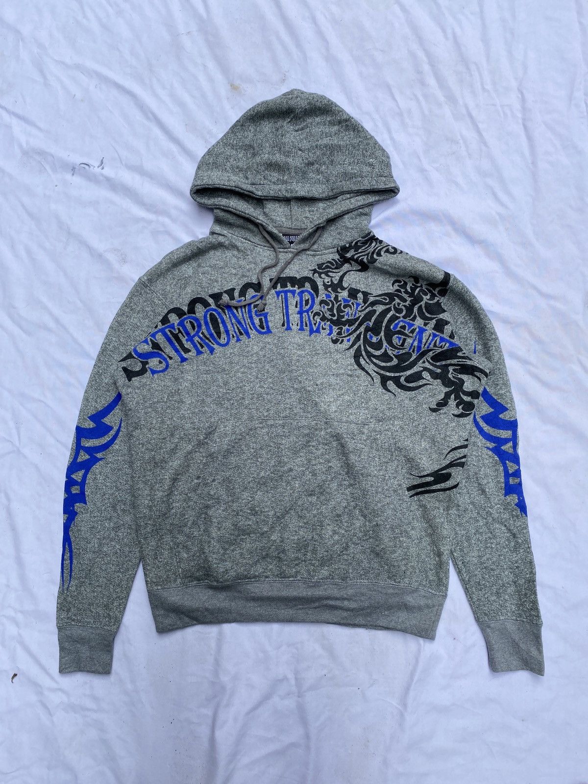 Yasuyuki Ishii Japanese Tribal Poem All Square Hoodie Size US M / EU 48-50 / 2 - 2 Thumbnail