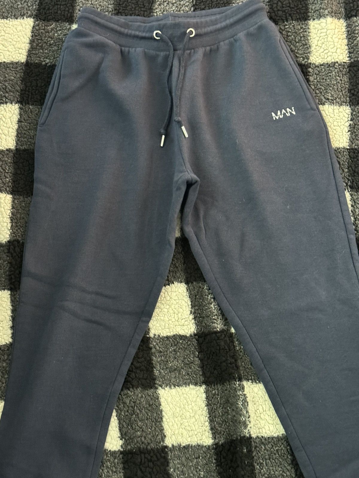 Other Navy Blue BooHooMan Sweatpants Size US 32 / EU 48 - 1 Thumbnail