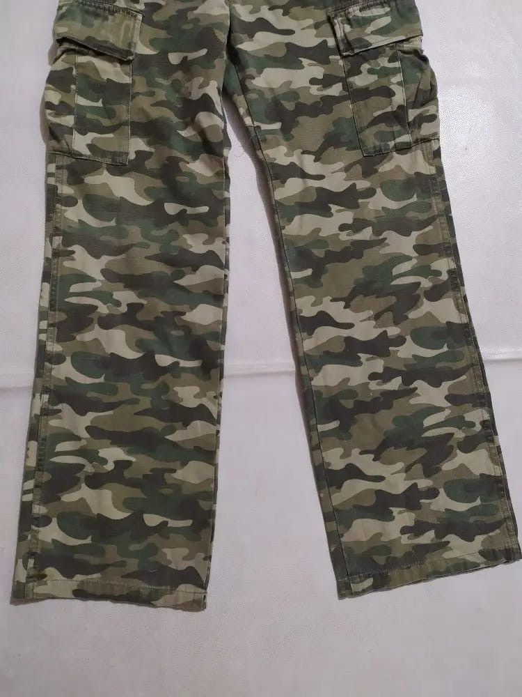 Japanese Brand Groovy Colours Camo Cargo Multipocket Tactical Pants Size US 29 - 3 Thumbnail