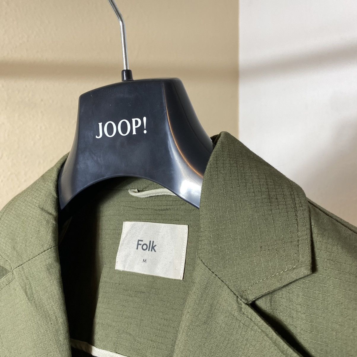 Folk Cotton Blazer Folk Olive Size 48S - 6 Thumbnail