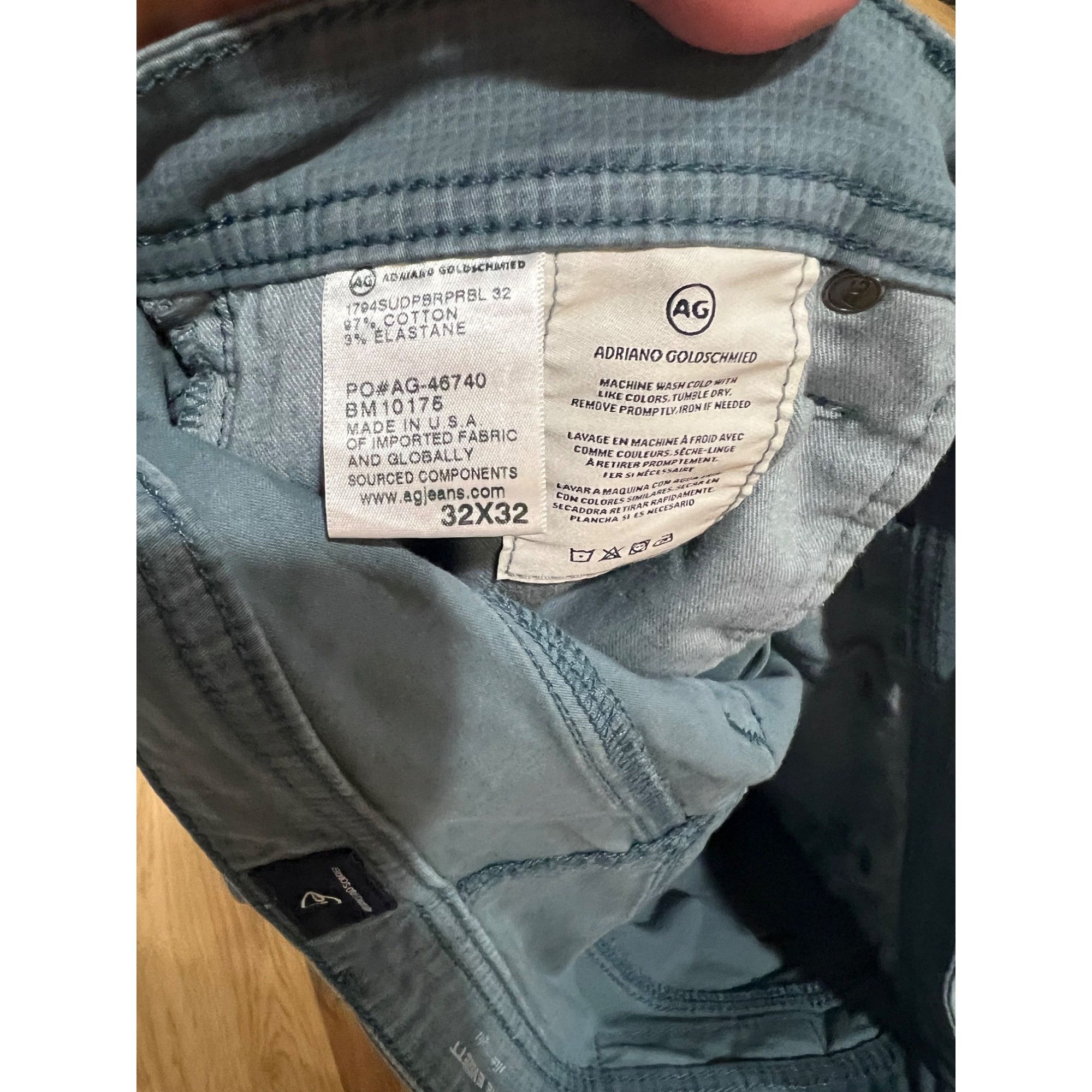 AG Adriano Goldschmied AG Adriano Goldschmied The Everett Slim Straight Slacks - S Size US 32 / EU 48 - 5 Thumbnail