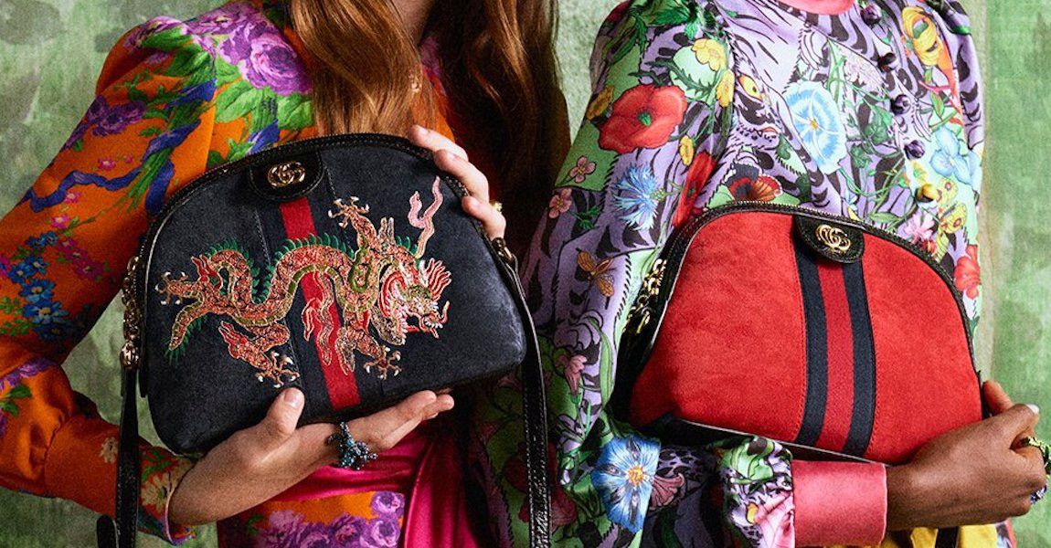 Gucci Gucci Dragon Ophidia Suede Small Crossbody Bag Size ONE SIZE - 16 Thumbnail