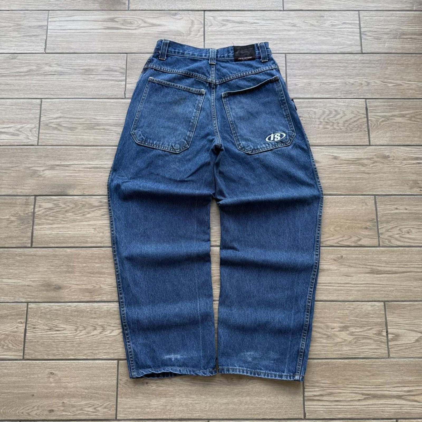 パンツ Interstate jeans W36 Wide-leg jeans with chain-link belt Black / Gray For Women