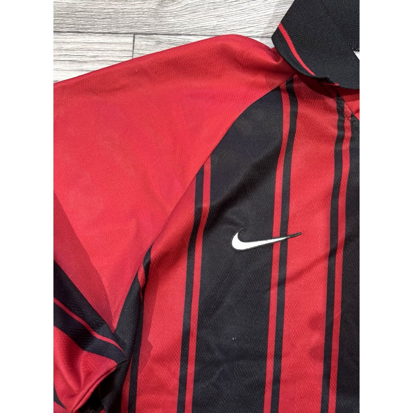 Nike VINTAGE NIKE TEMPLATE LONG SLEEVE SHIRT JERSEY XL Red/Black Mens Size US XL / EU 56 / 4 - 6 Thumbnail