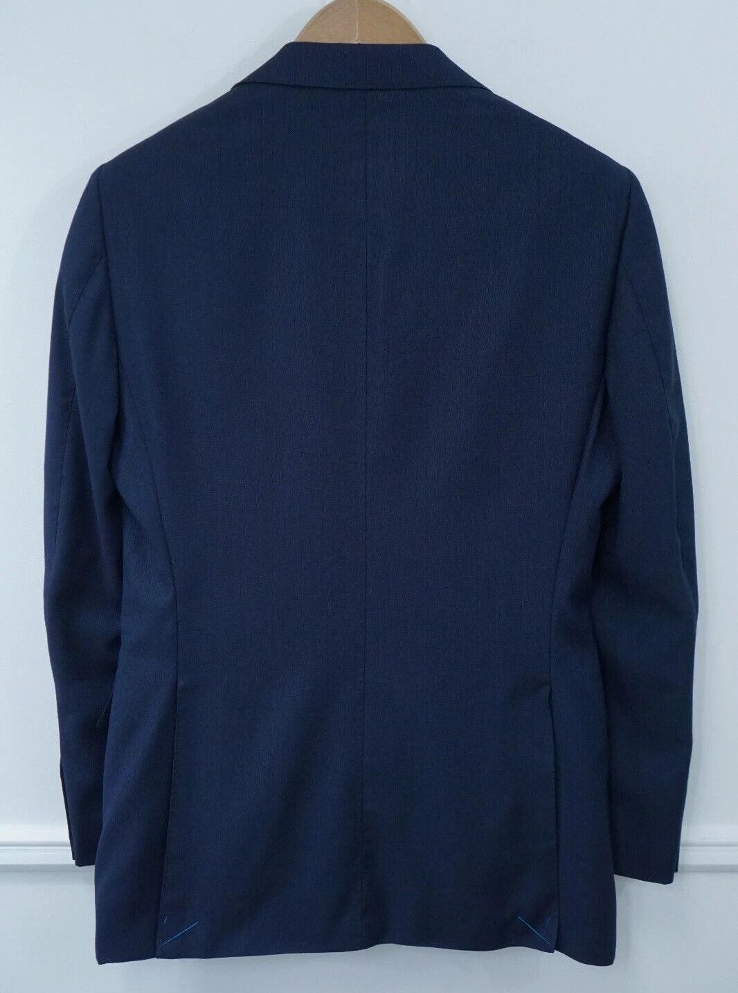 Suitsupply Men Suitsupply Blazer Lazio Wool S110 Reda Navy Blue UK/US44 Size 44R - 2 Thumbnail