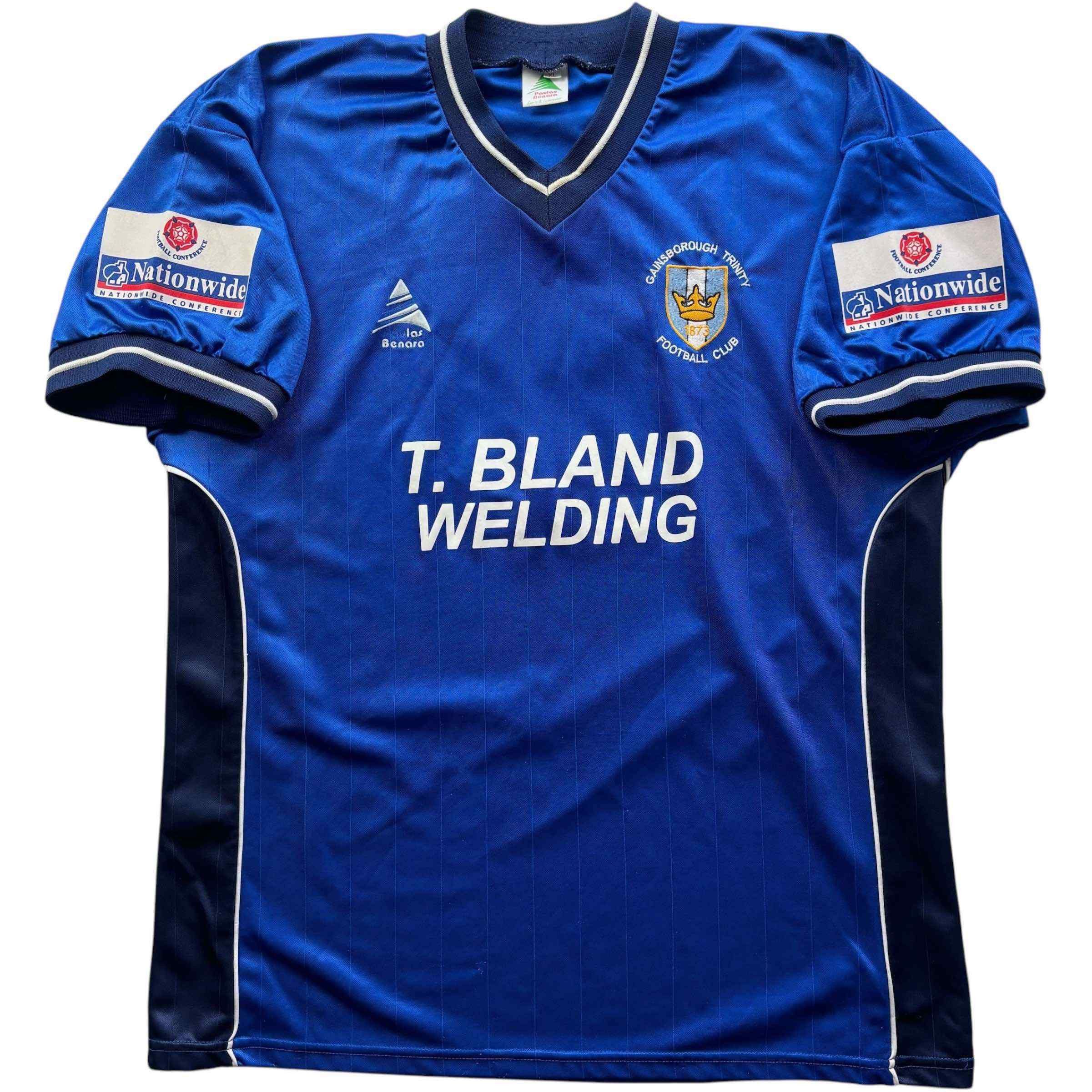 MATCH WORN Gainsborough Trinity 05-06 #8 football jersey XL