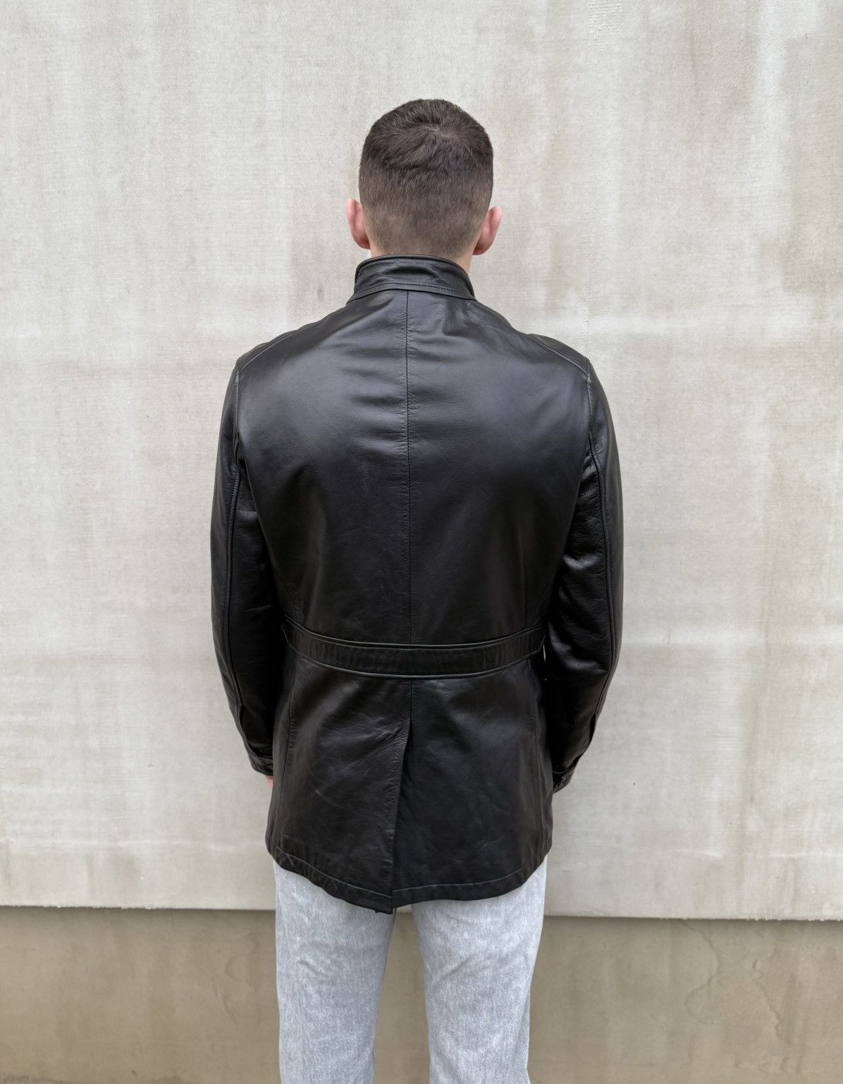 Gieves & Hawkes Gieves & Hawkes Leather Jacket Men 40 Savile Row England Size US M / EU 48-50 / 2 - 2 Thumbnail