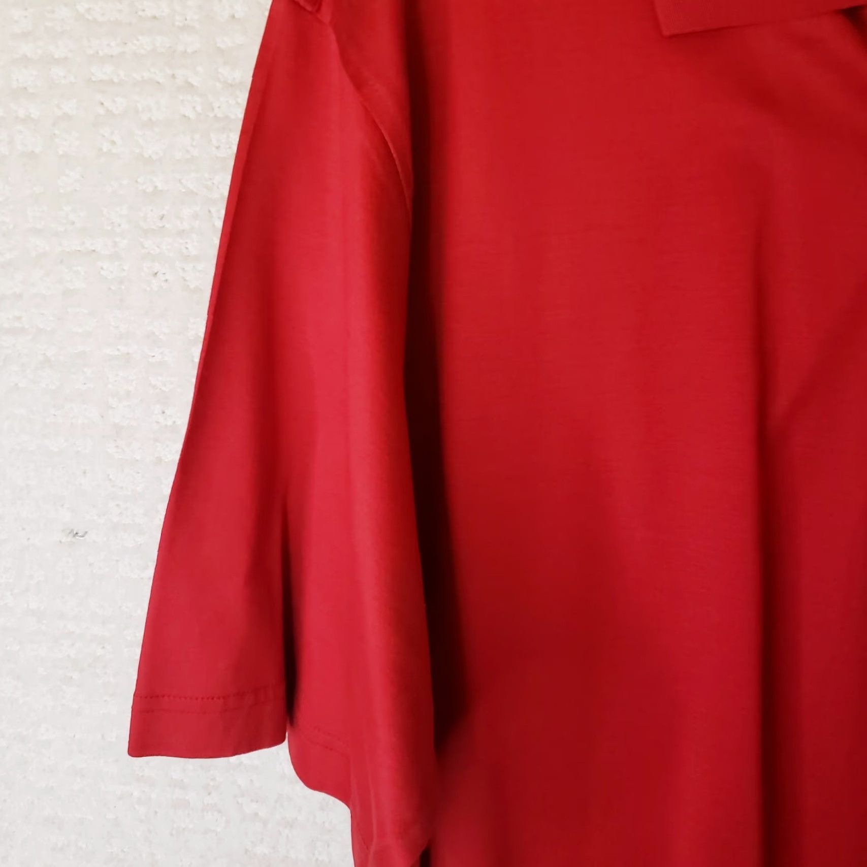 Peter Millar Peter Millar Men S Polo Shirt Red 100% Cotton L Short Sleeve Solid Logo Crown Sleeve Like New Adults Mens Polo Size US L / EU 52-54 / 3 - 6 Thumbnail