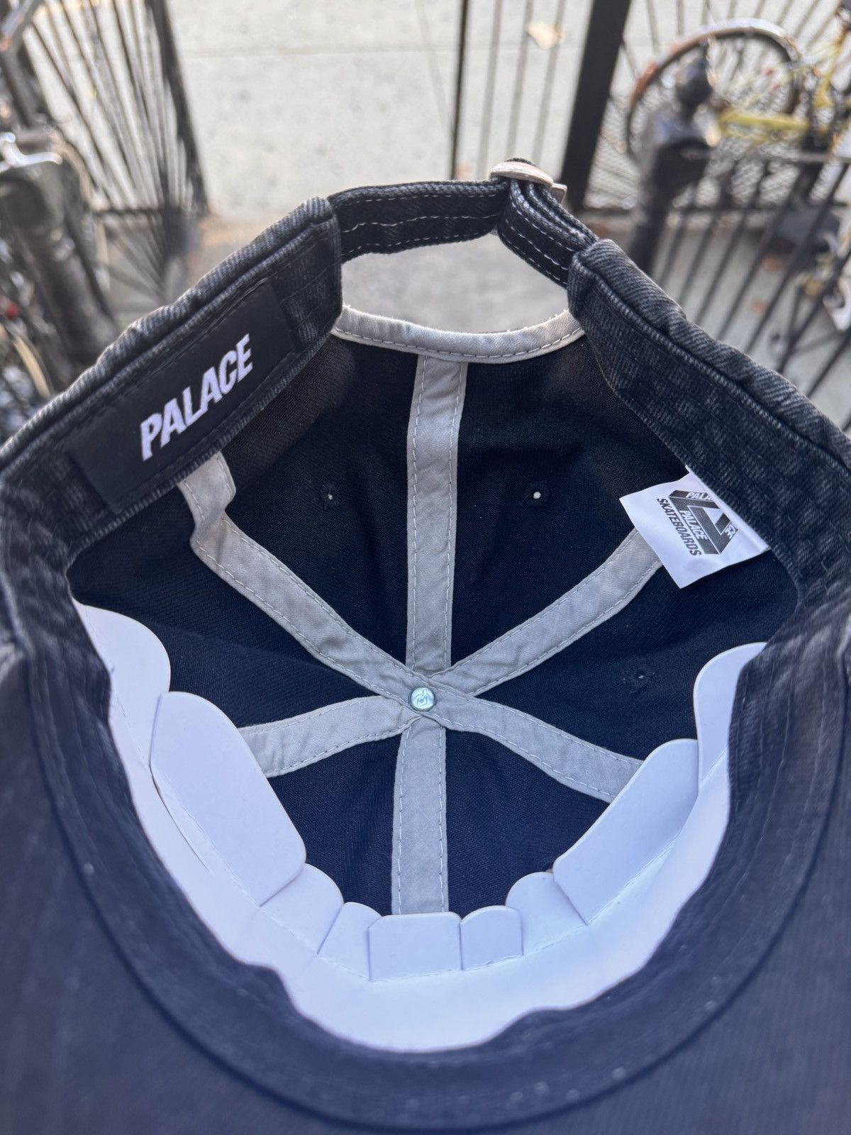 Palace Palace Chilly Duck Out Denim 6-Panel Black Size ONE SIZE - 3 Thumbnail