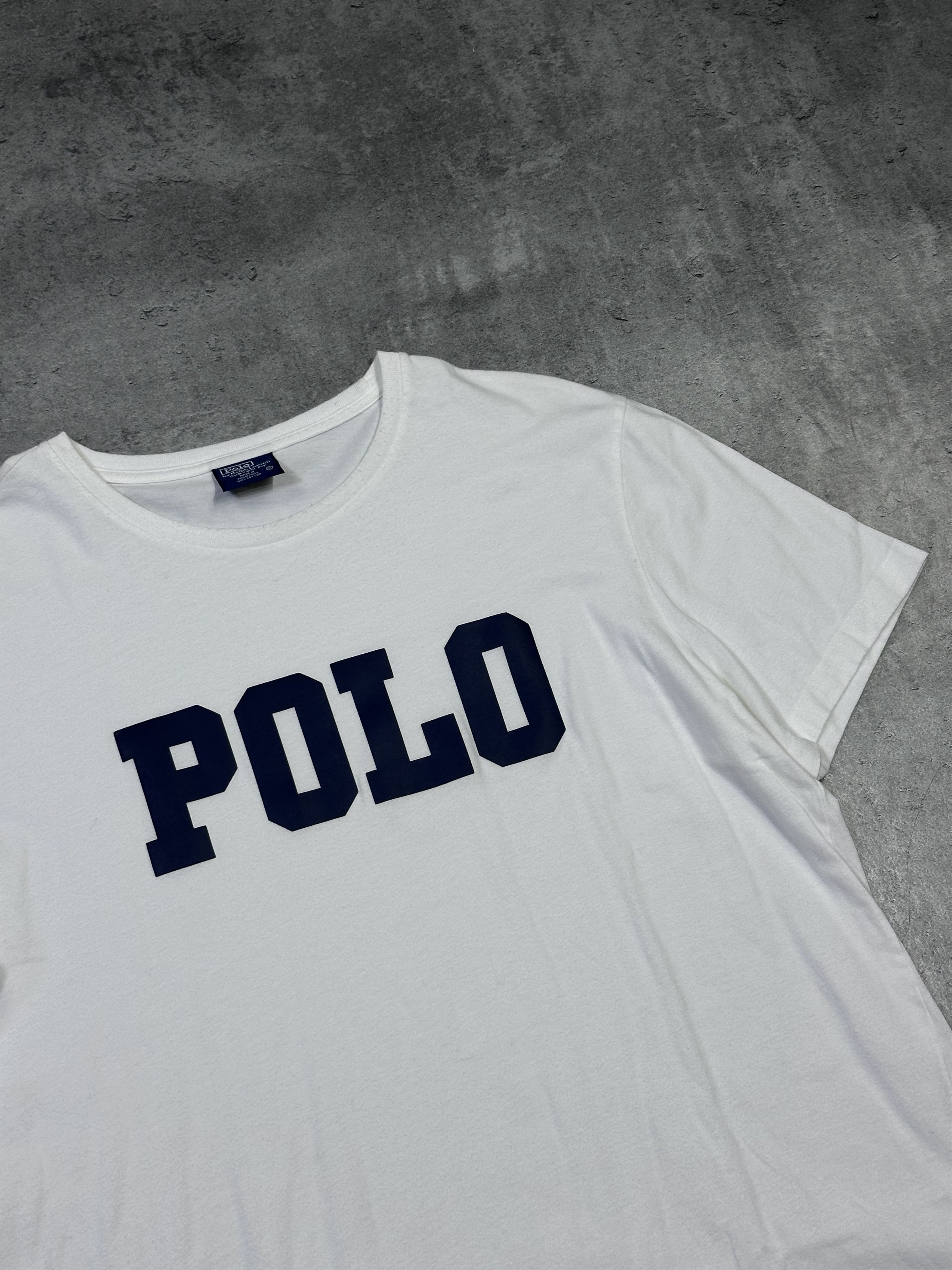 Polo Ralph Lauren Polo ralph lauren white tshirt polo Size US XL / EU 56 / 4 - 2 Thumbnail