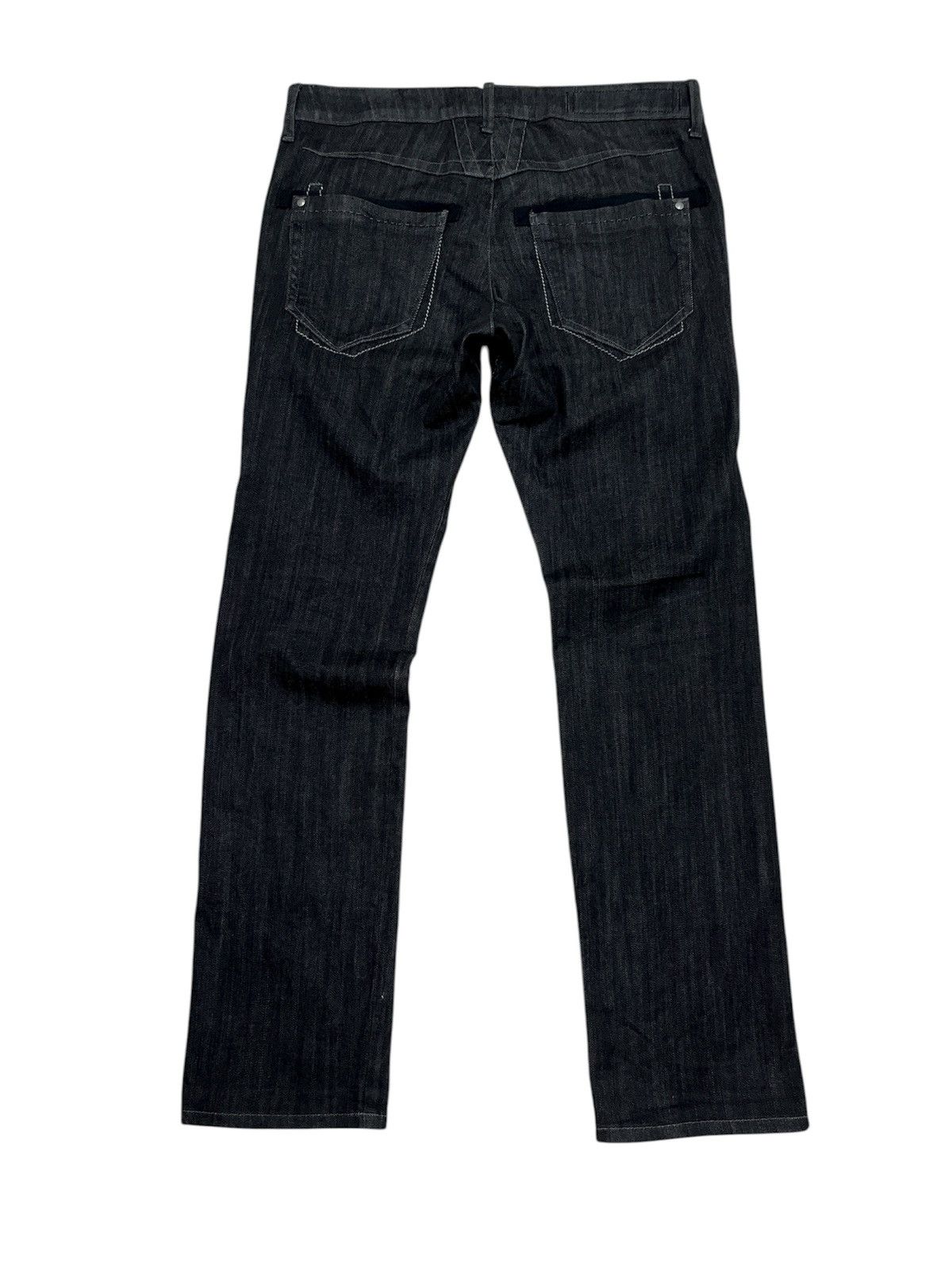 Marithe + Francois Girbaud Le Jean De MFG Multi Zipper Jeans Straight Cut W37 Size US 37 - 2 Thumbnail