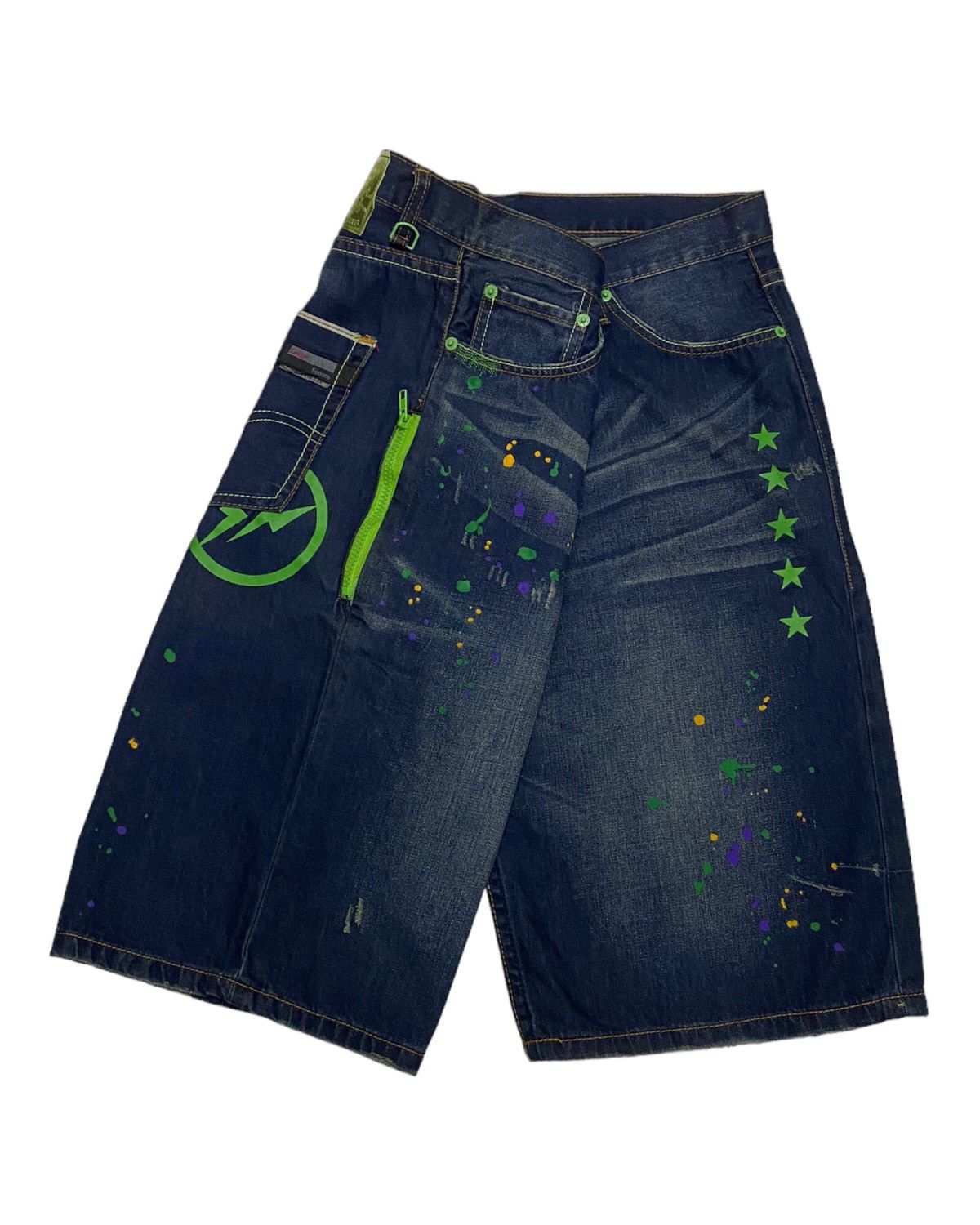 Fragment Design × Levi's RARE🔥LEVIS X FRAGMENT DESIGN PAINTER DENIM SHORT Size US 26 / EU 42 - 1 Thumbnail