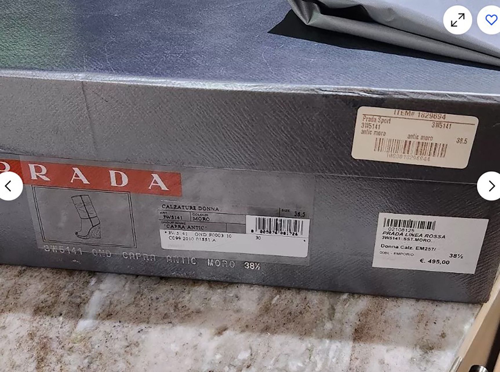 Prada PRADA LINEA ROSSA Lady's Leather Suede Platform Boots Sz 8 Size US 8 / IT 38 - 7 Thumbnail