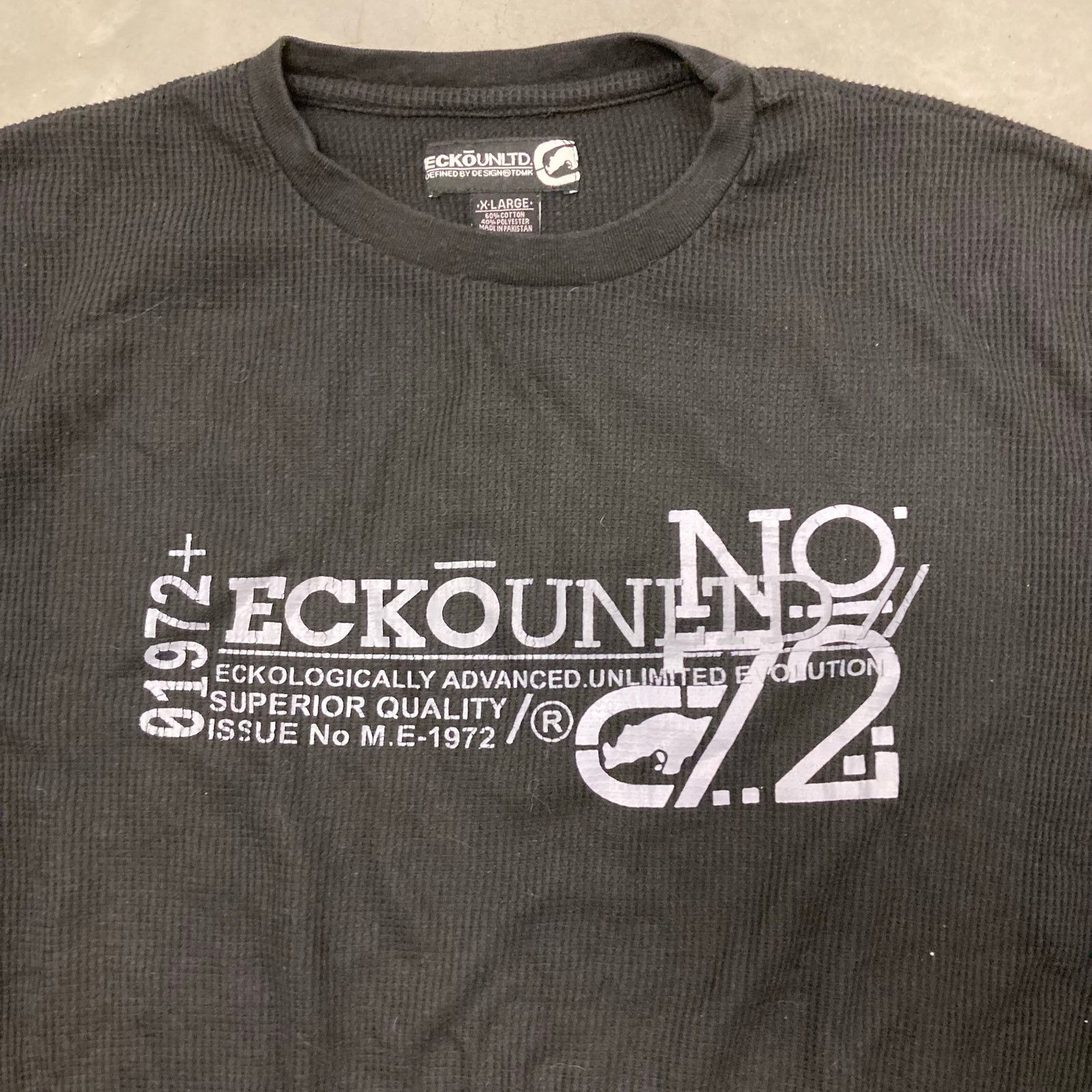 Ecko Unltd. × Vintage Y2K ecko unltd. Thermal T-Shirt Size US XL / EU 56 / 4 - 3 Thumbnail