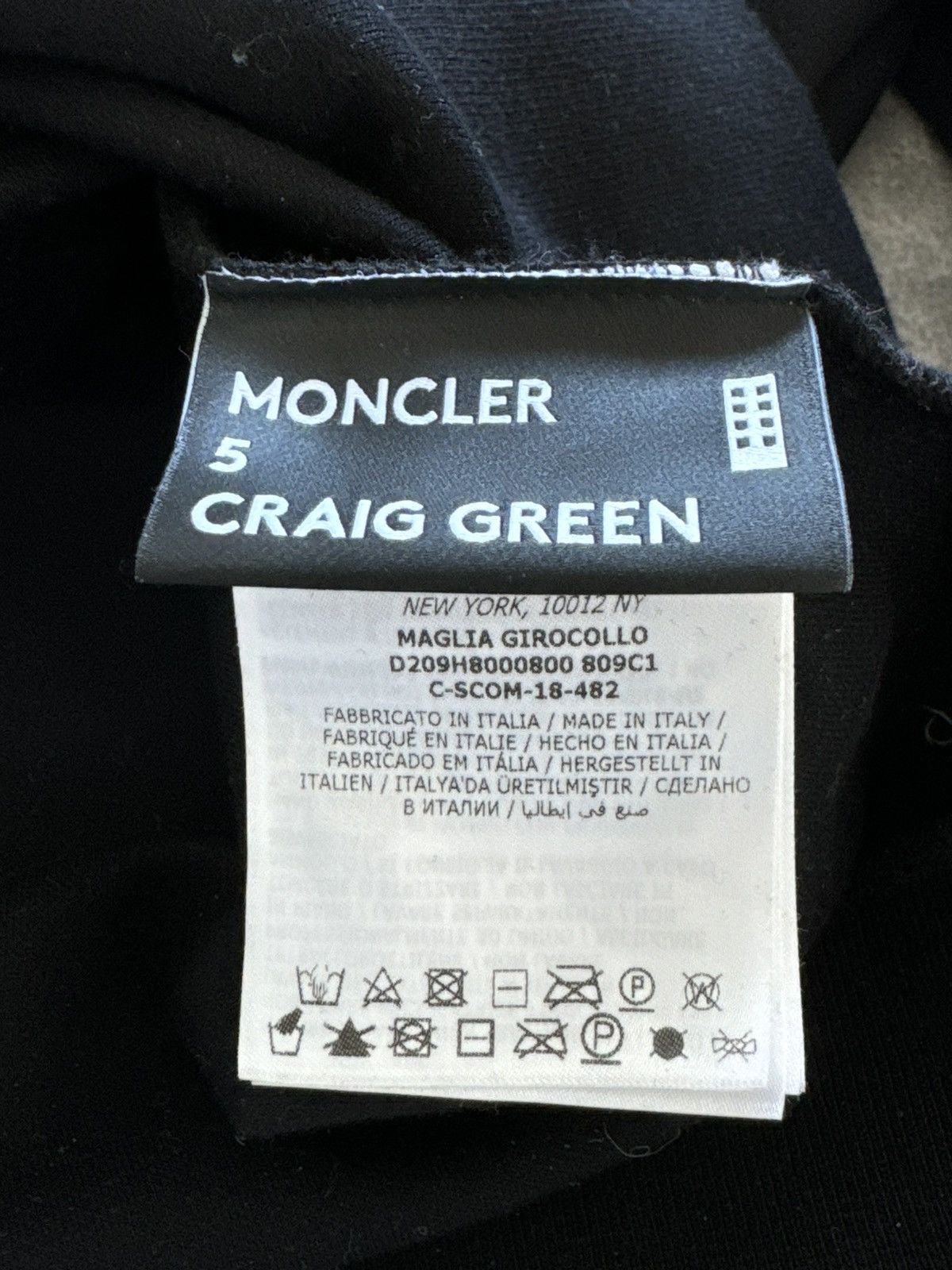 Craig Green × Moncler × Moncler Genius Moncler Genius Craig Green Nylon-Panelled Cotton Jersey Size US L / EU 52-54 / 3 - 10 Thumbnail