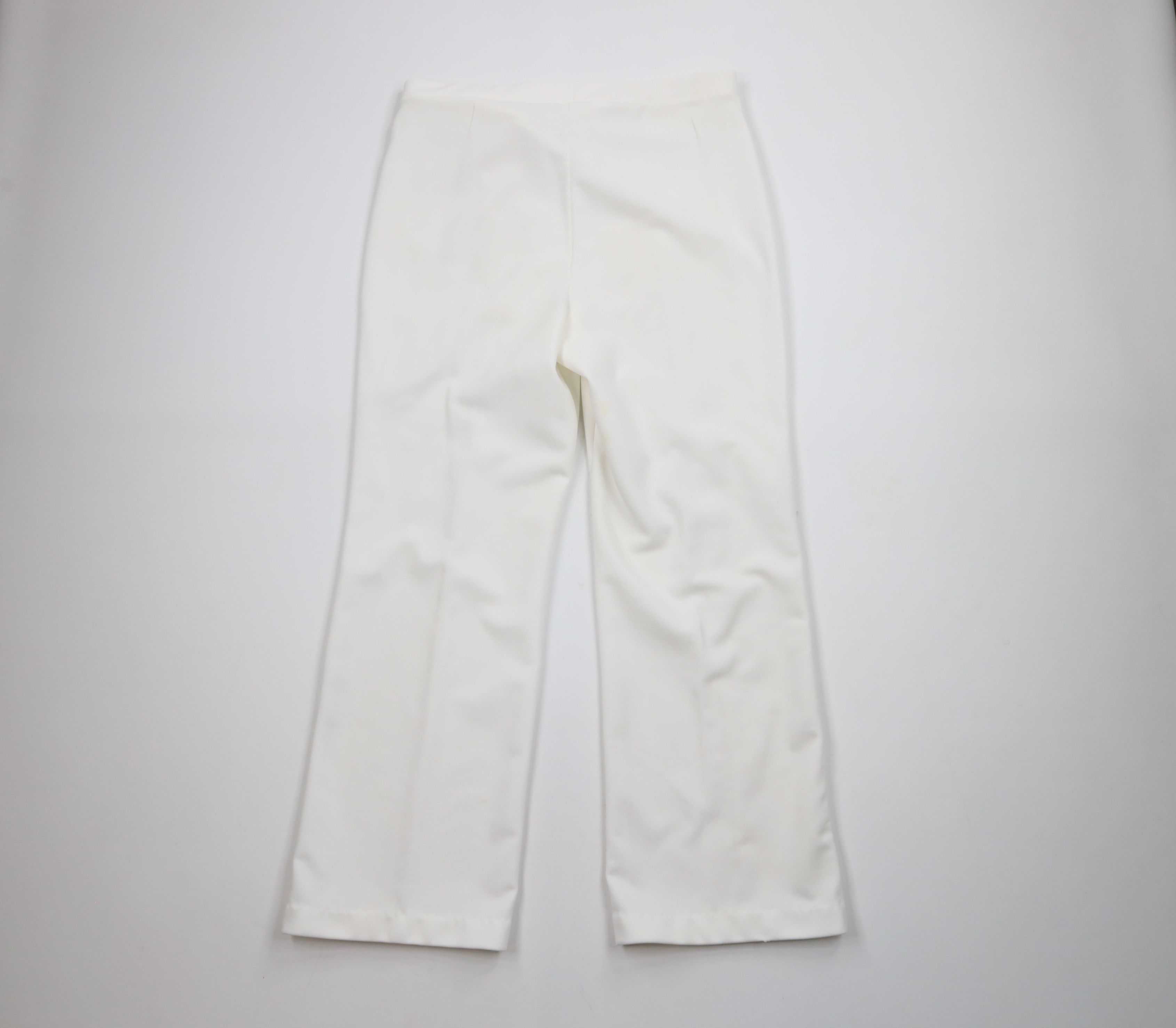 Vintage Vintage 70s Streetwear Knit Bell Bottoms Pants White USA Size 32" / US 10 / IT 46 - 9 Thumbnail